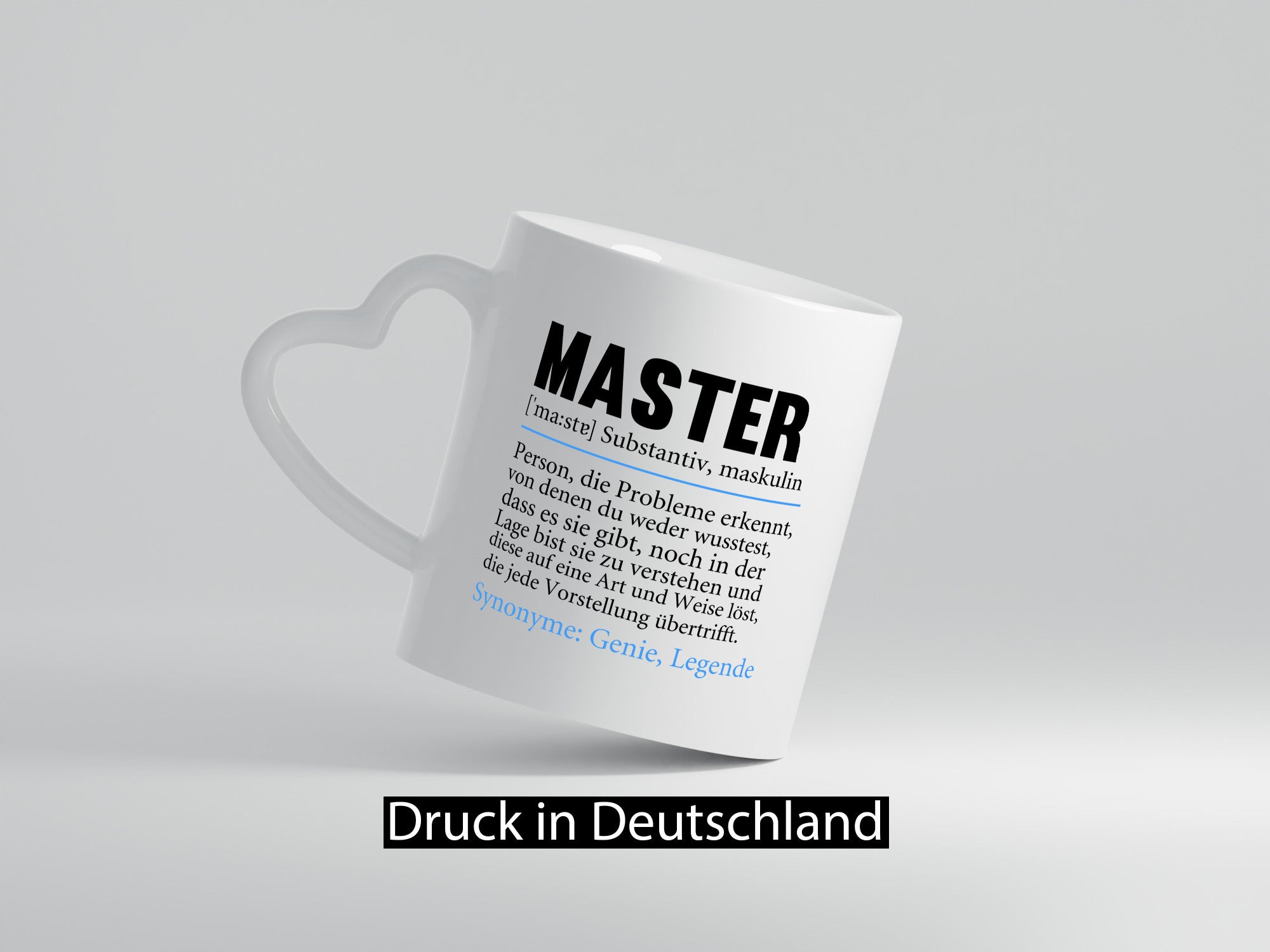 Master | Studium Humor Universität Student Geschenkidee Tasse