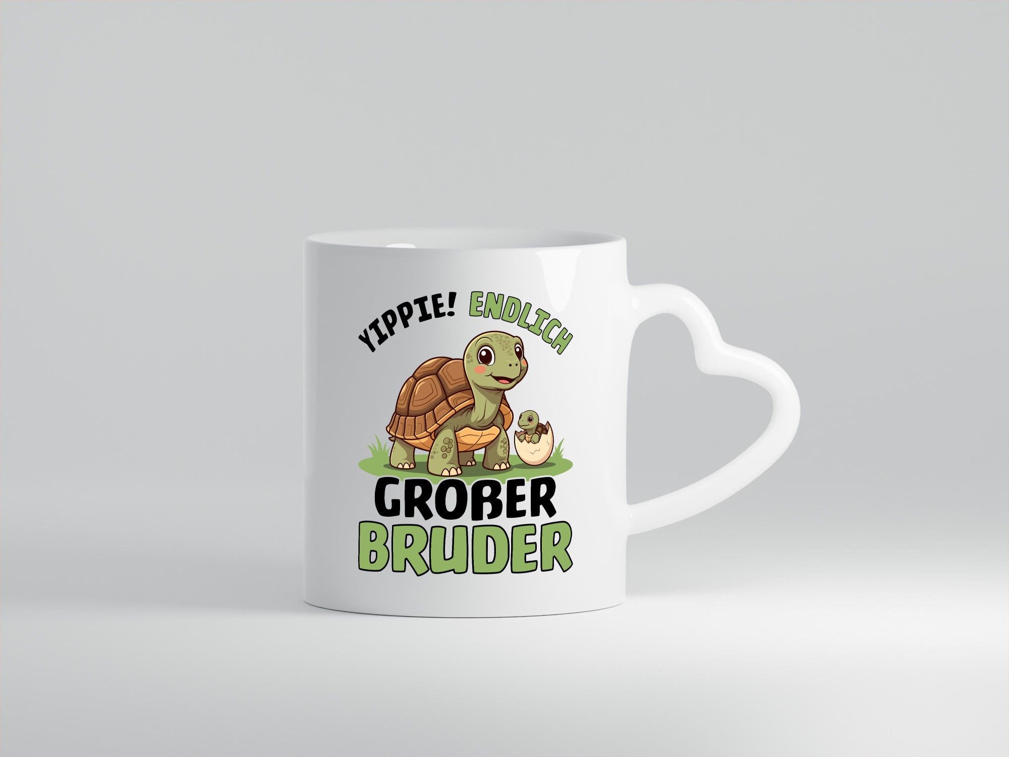 Yippie endlich großer Bruder | Schildkröte Geschwister lustiger Spruch Geschenk