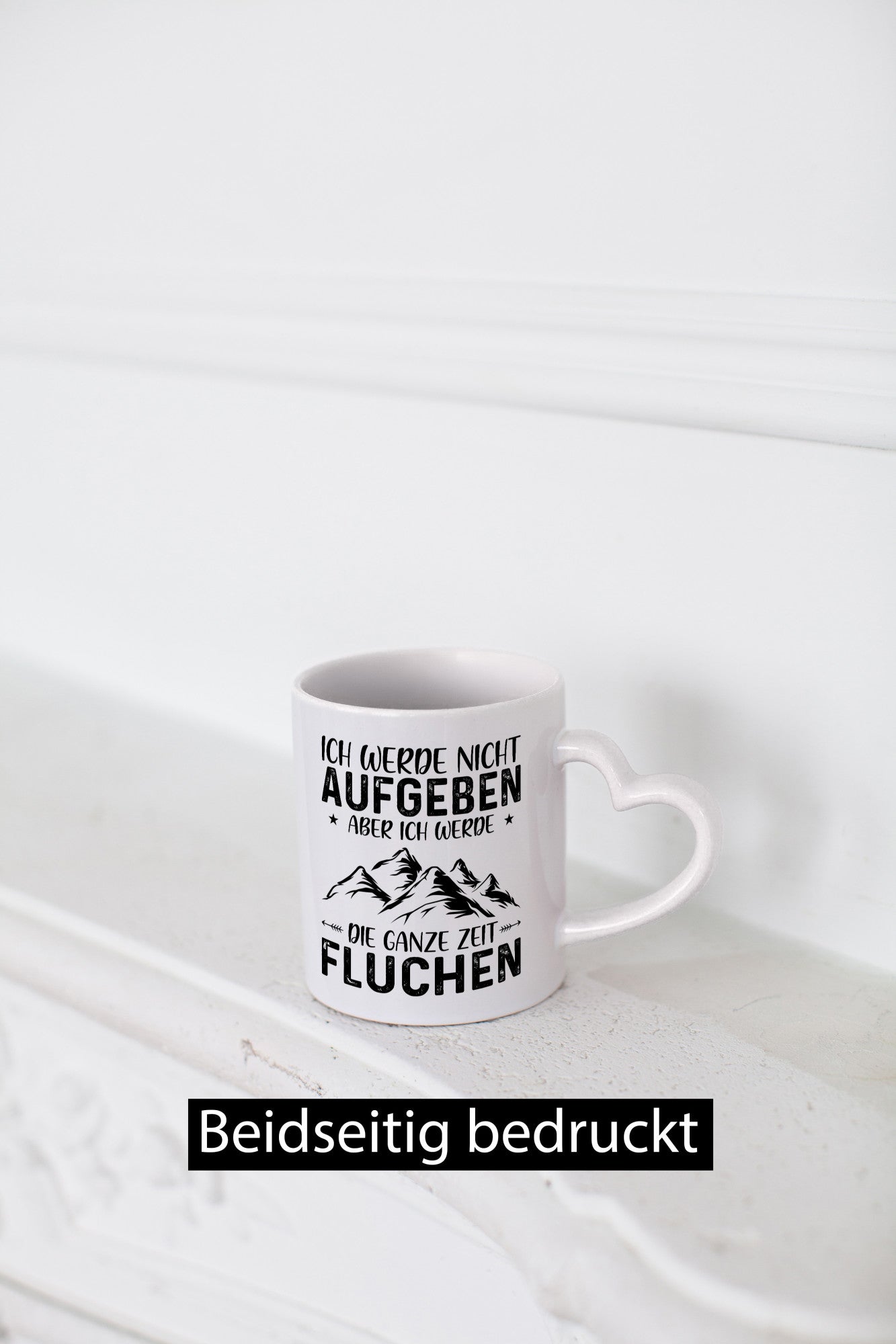 Nicht aufgeben, fluchen | Berge Sternen| Pfeile Geschenk Humor Geschenkidee