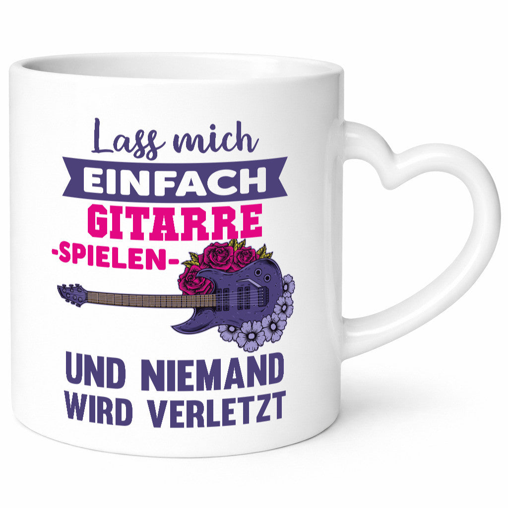 Lass mich Gitarre spielen und niemand wird verletzt lustig Humor Geschenkidee