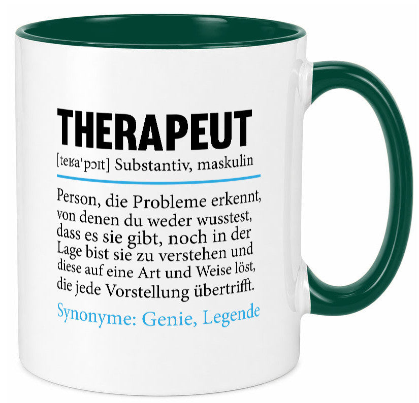 Therapeut | Psychotherapie Therapie Beruf lustig Humor Arbeit Kollegen Büro Tasse