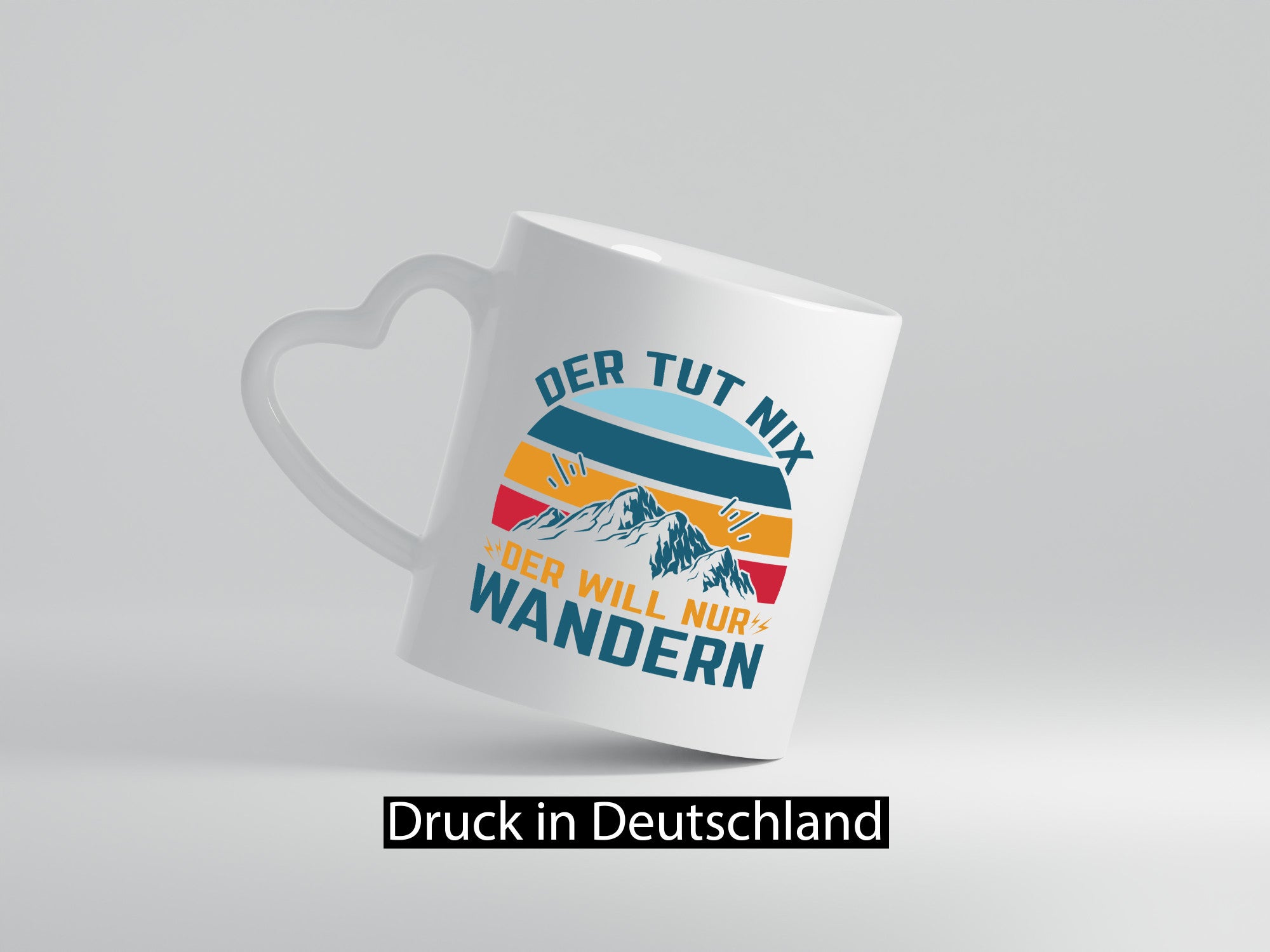 Tut nix, will nur wandern | Berge v2 Humor Geschenkidee Tasse