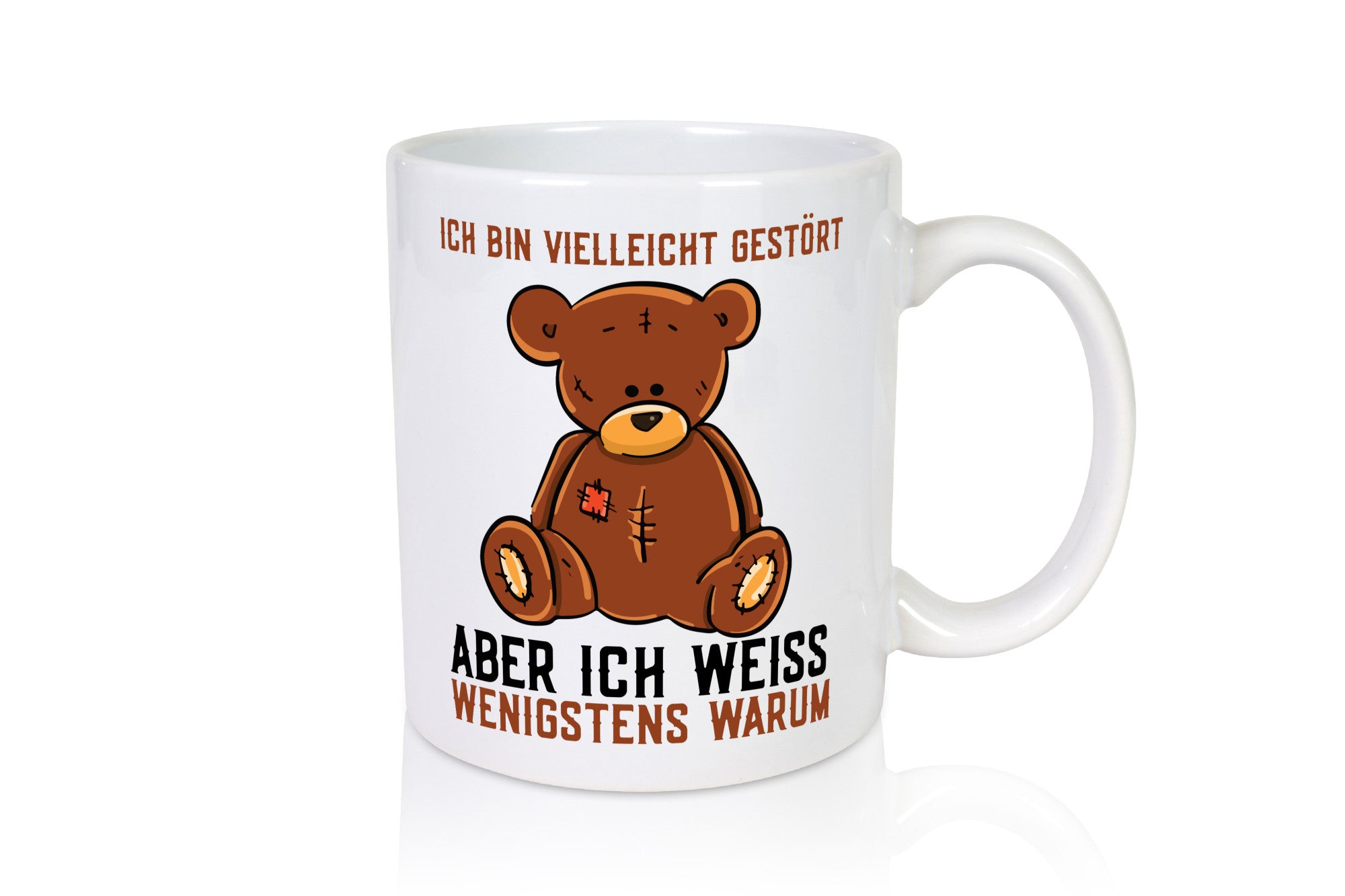 Ich bin vielleicht gestört | Verrückt Bär Comic Humor lustiger Spruch Geschenk