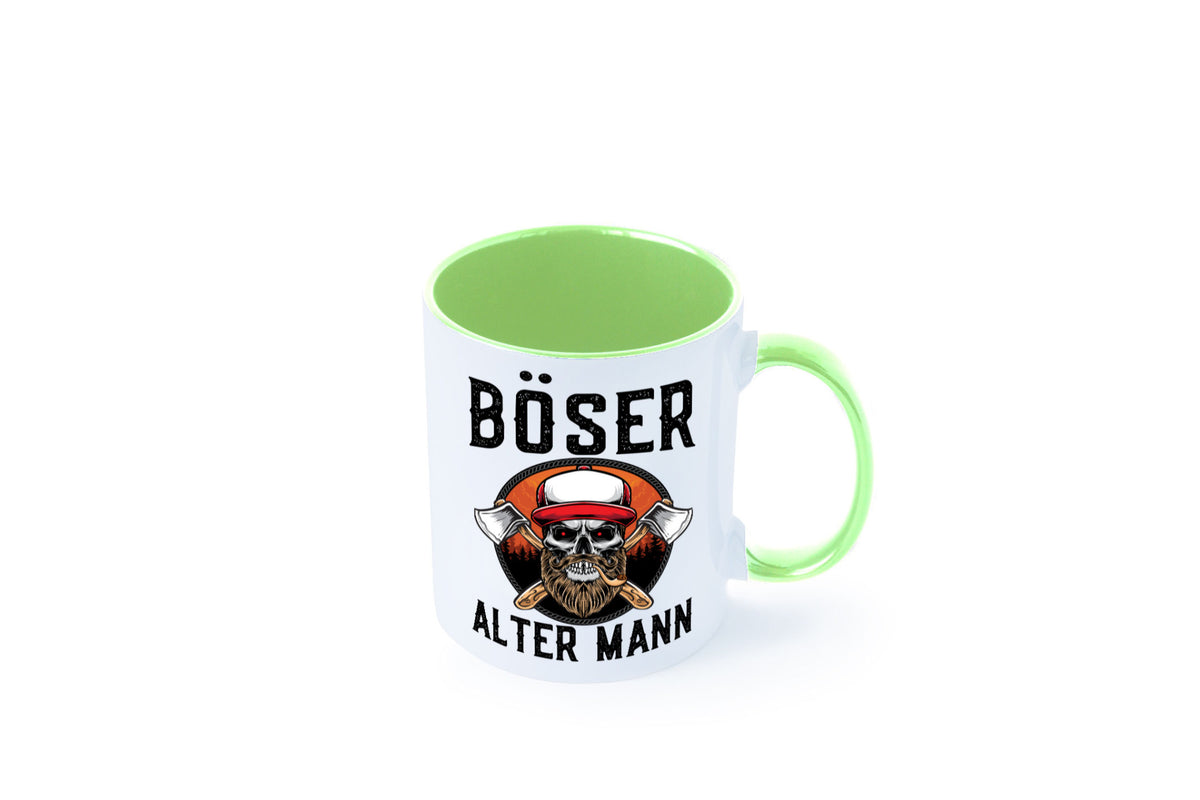 Böser alter Mann Humor Geschenkidee Tasse