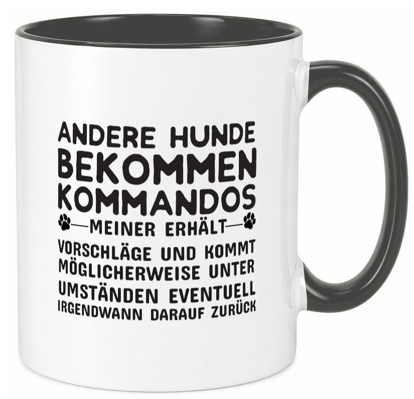 Hunde Training | Hundebesitzer Tasse Hundekommando lustig Tierliebhaber Humor