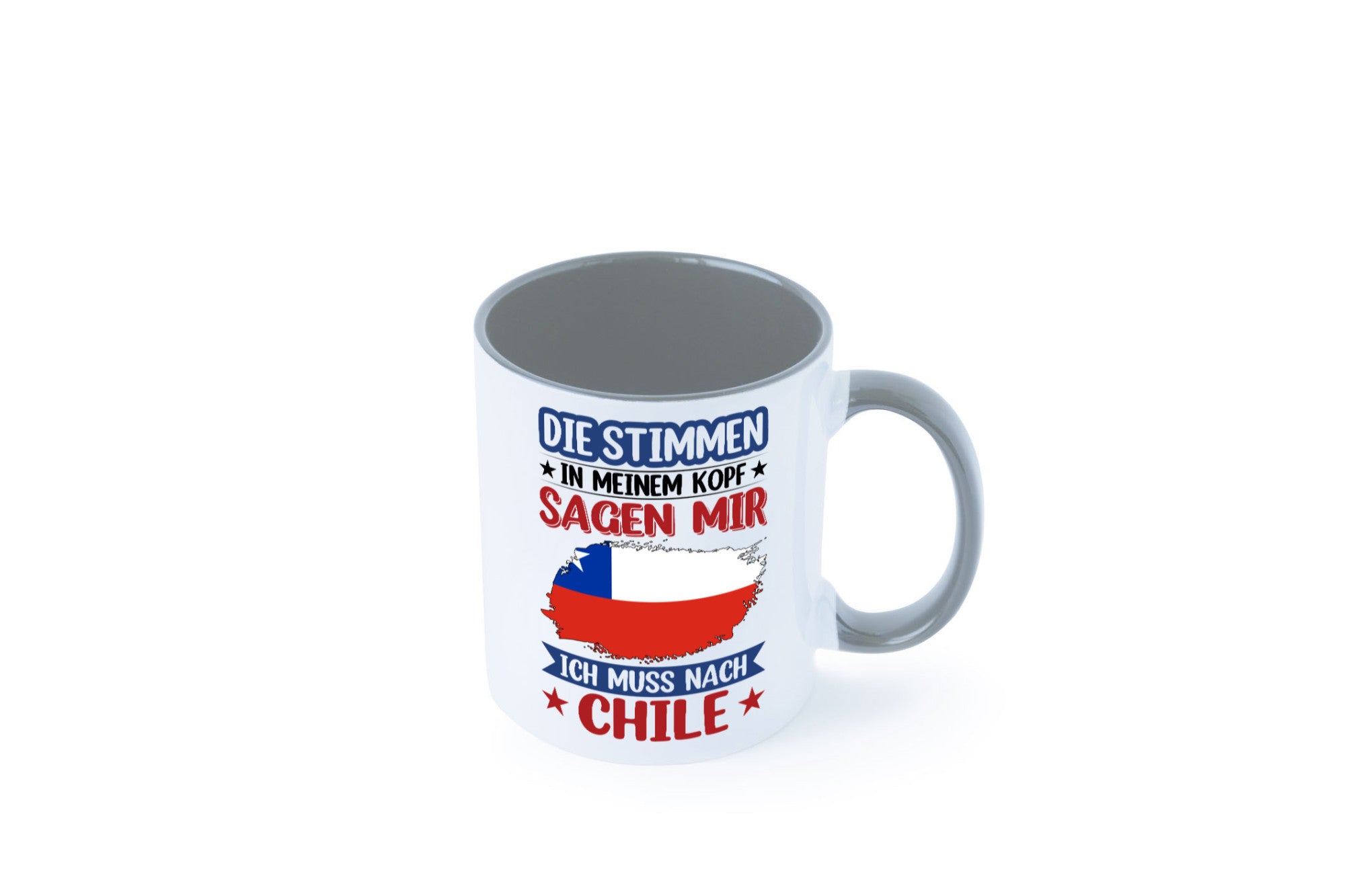 Chile | Urlaub Stimmen in meinem Kopf Traumland Geschenkidee Humor Tasse