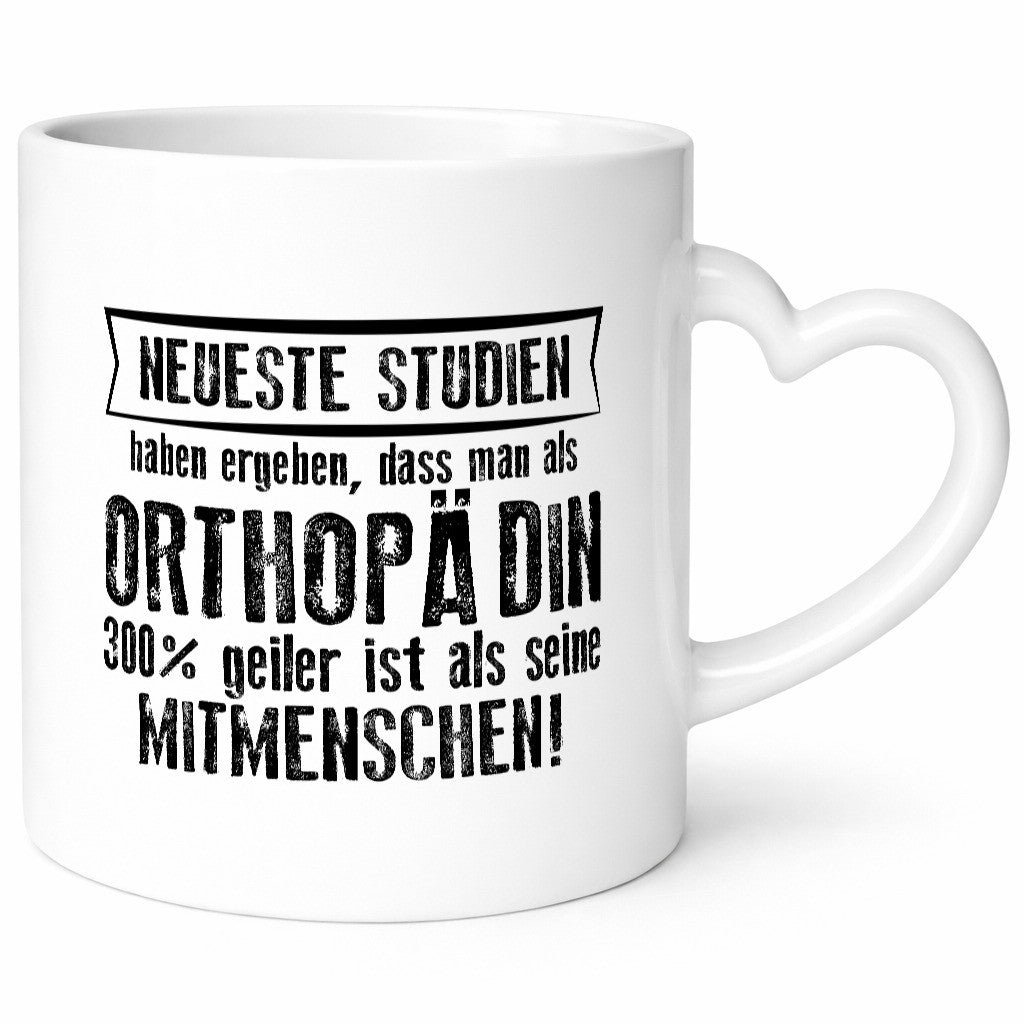 Neuste Studien: Orthopädin |Orthopädie Humor Geschenkidee Tasse