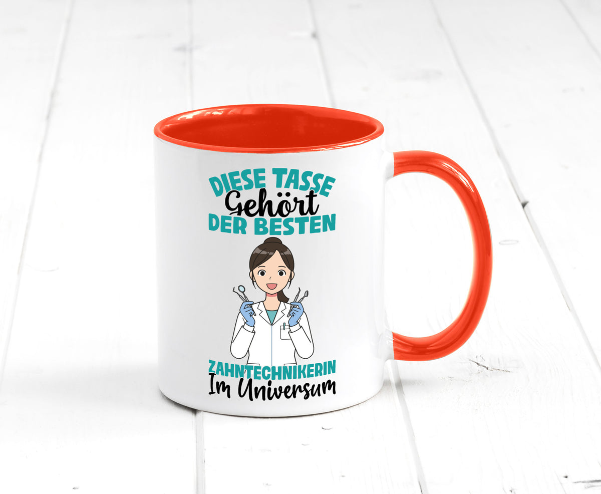 Im Universum: Zahntechnikerin | Zahnmedizin Humor Geschenkidee Tasse