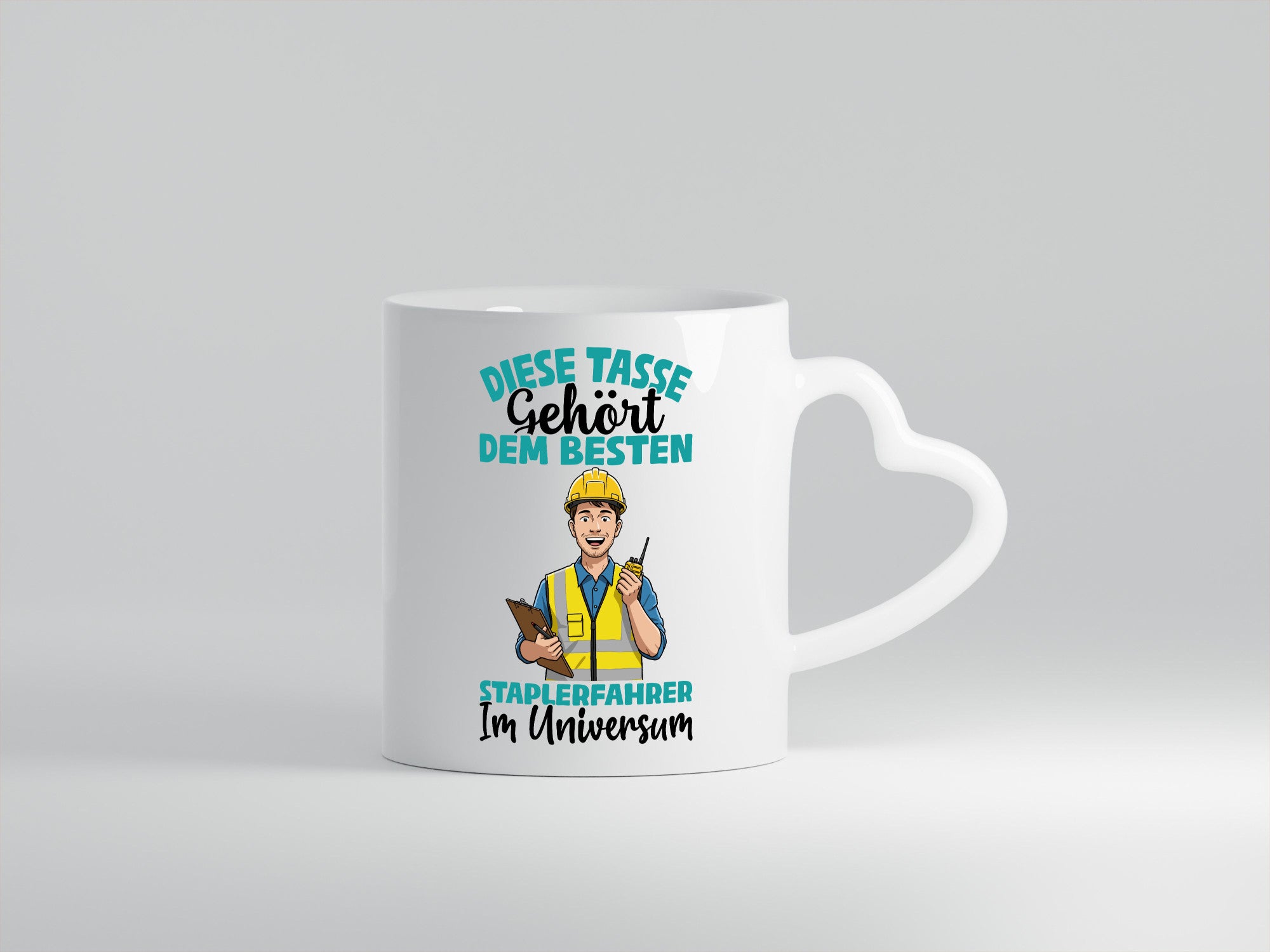 Im Universum: Staplerfahrer | Gabelstapler Fahrer Geschenkidee Humor Tasse