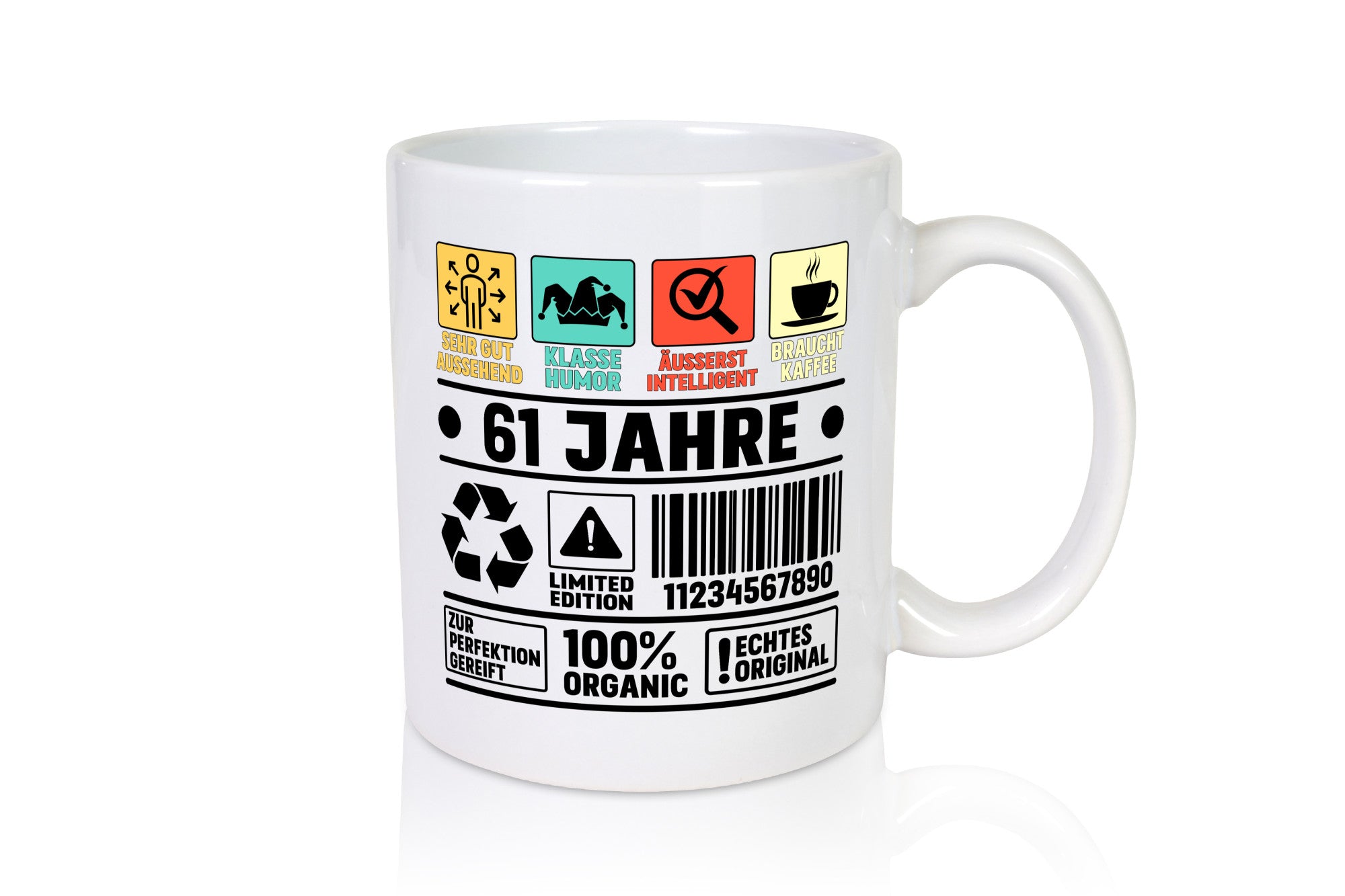 61. Geburtstag | 61 Jahre Humor Limited Edition lustig Geschenkidee Geschenk