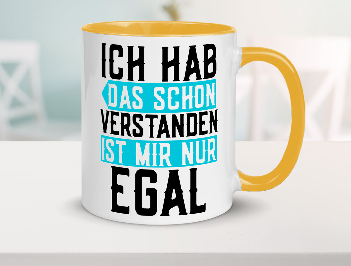 Ist mir egal | Protest Teenager Humor Spruch Büro lustig Arbeit Kollegen Tasse