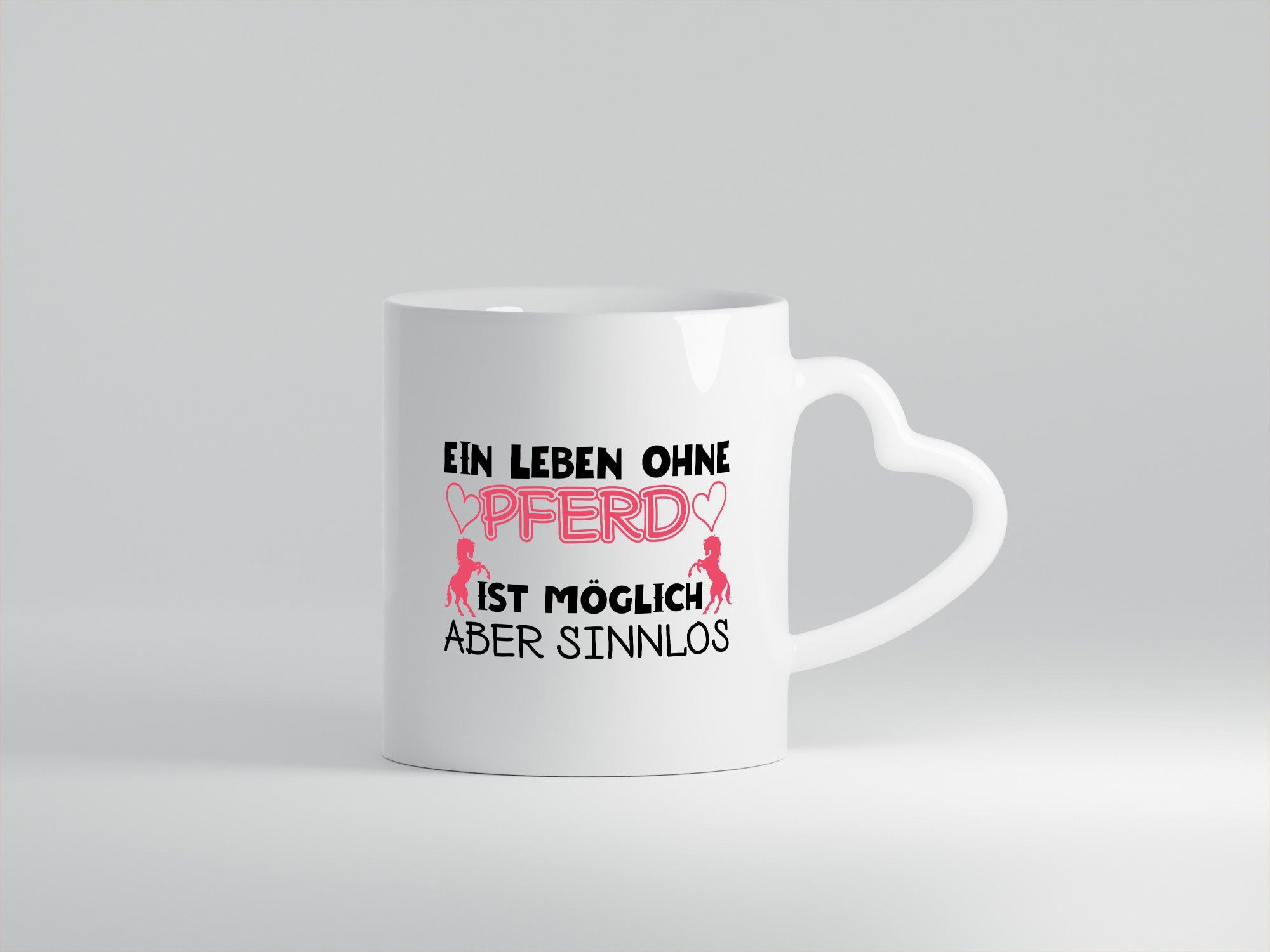 Leben ohne Pferd | Reiter Tasse Pferde Liebe Reiten lustiger Spruch Geschenk