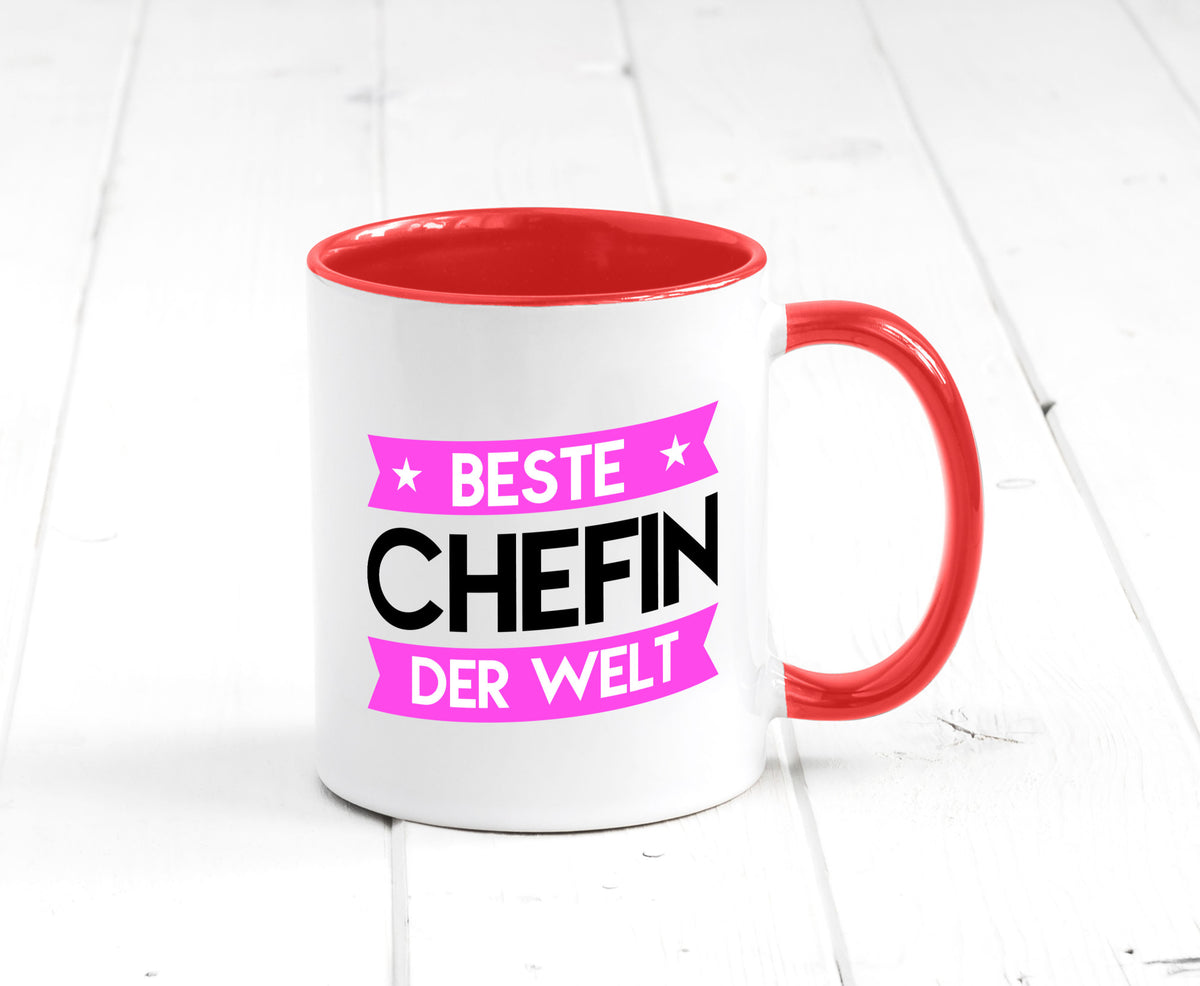 Beste Chefin | Führungskraft Vorgesetzte Humor Arbeit Kollegen Büro Tasse