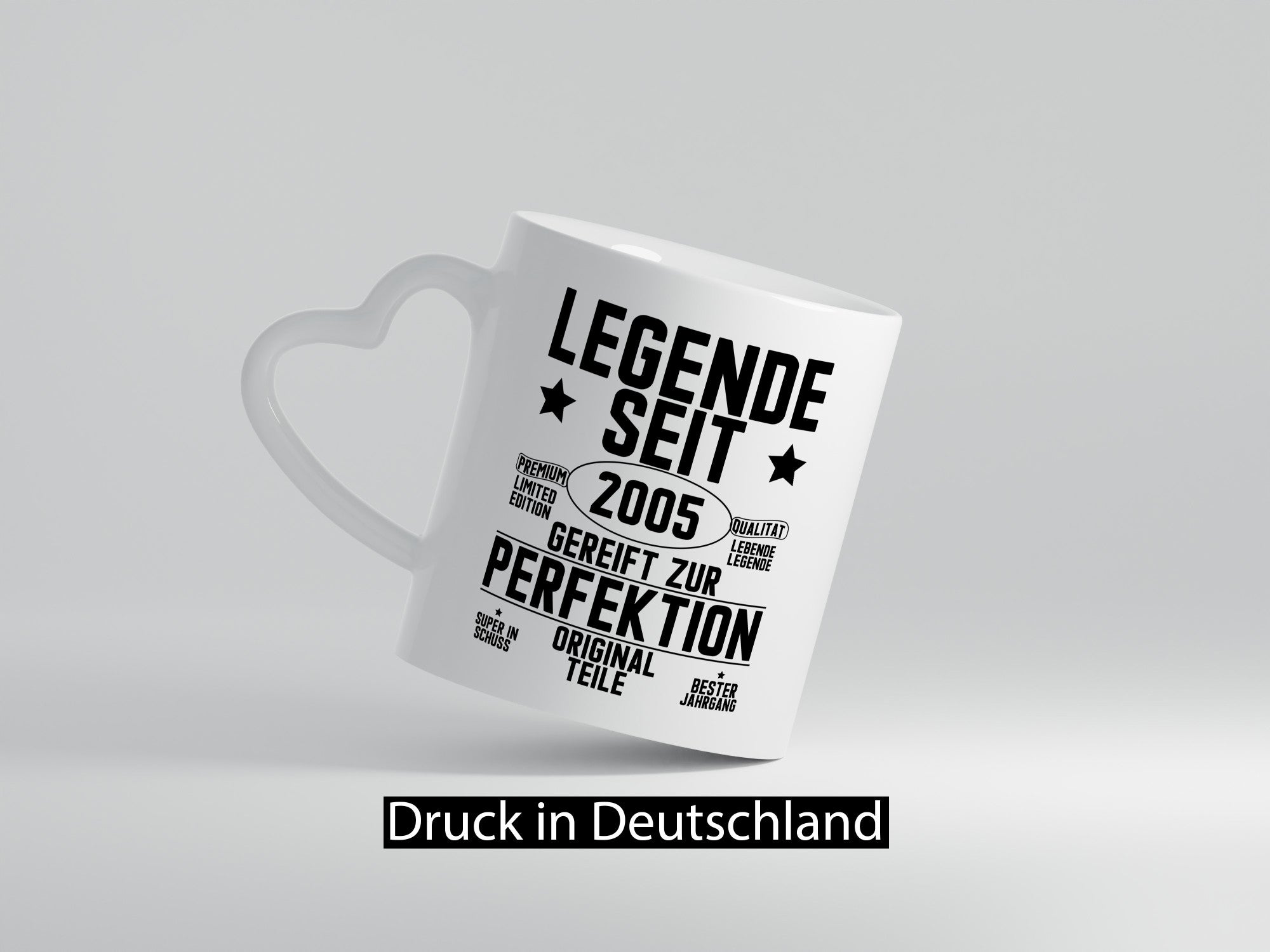 Legende seit 2005 | Geburtstag Gut gereift Whiskey Logo lustig Geschenkidee