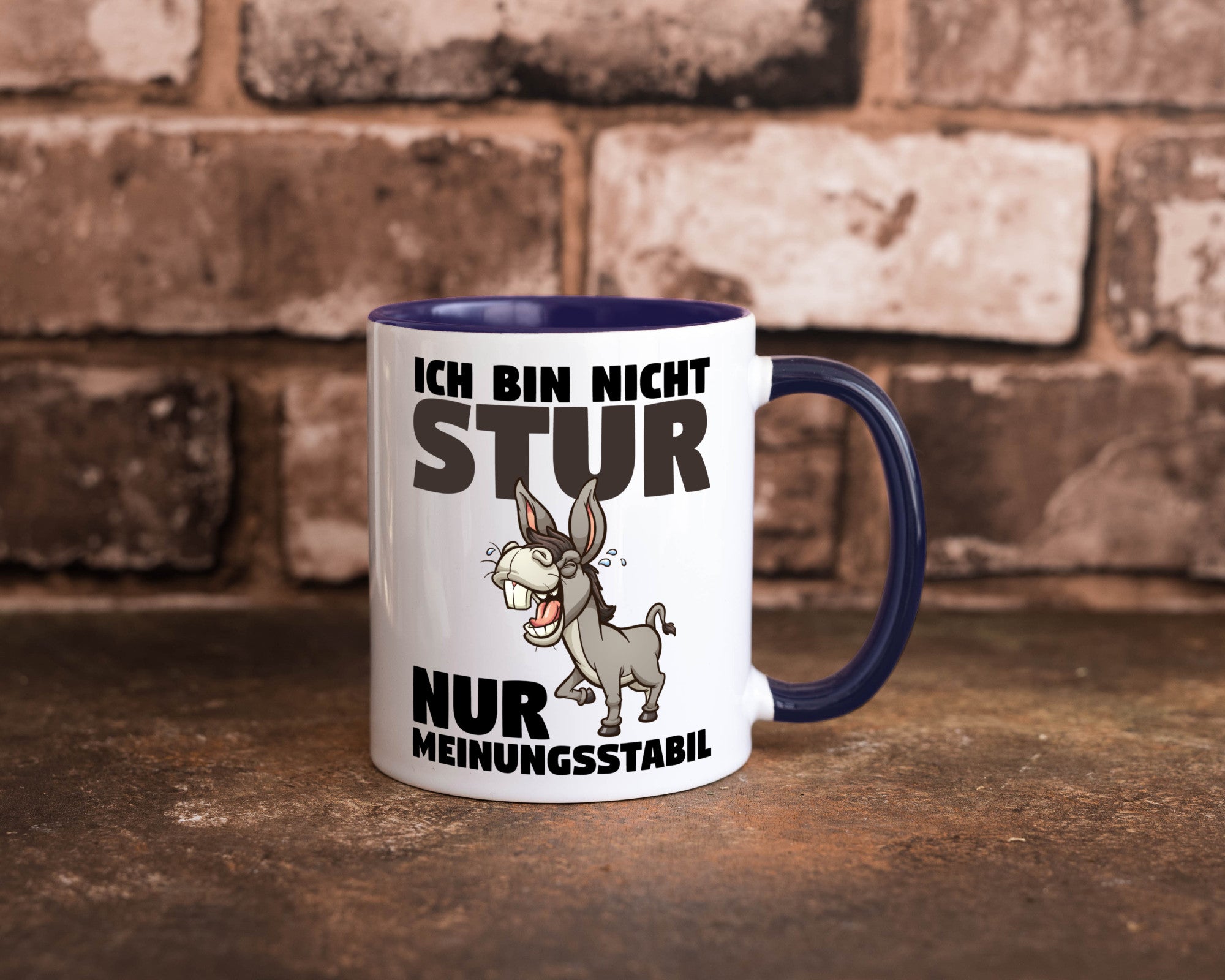 Sturer Esel | Sturkopf Tasse Dickkopf Spruch Humor lustiger Geschenk