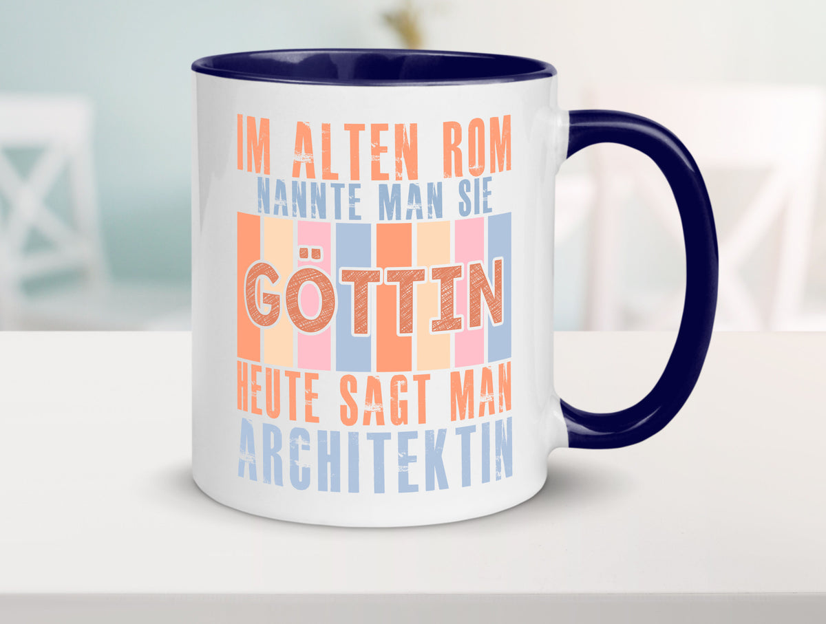 Heute sagt man: Architektin | Architektur Büro lustiger Spruch Geschenk Arbeit Tasse