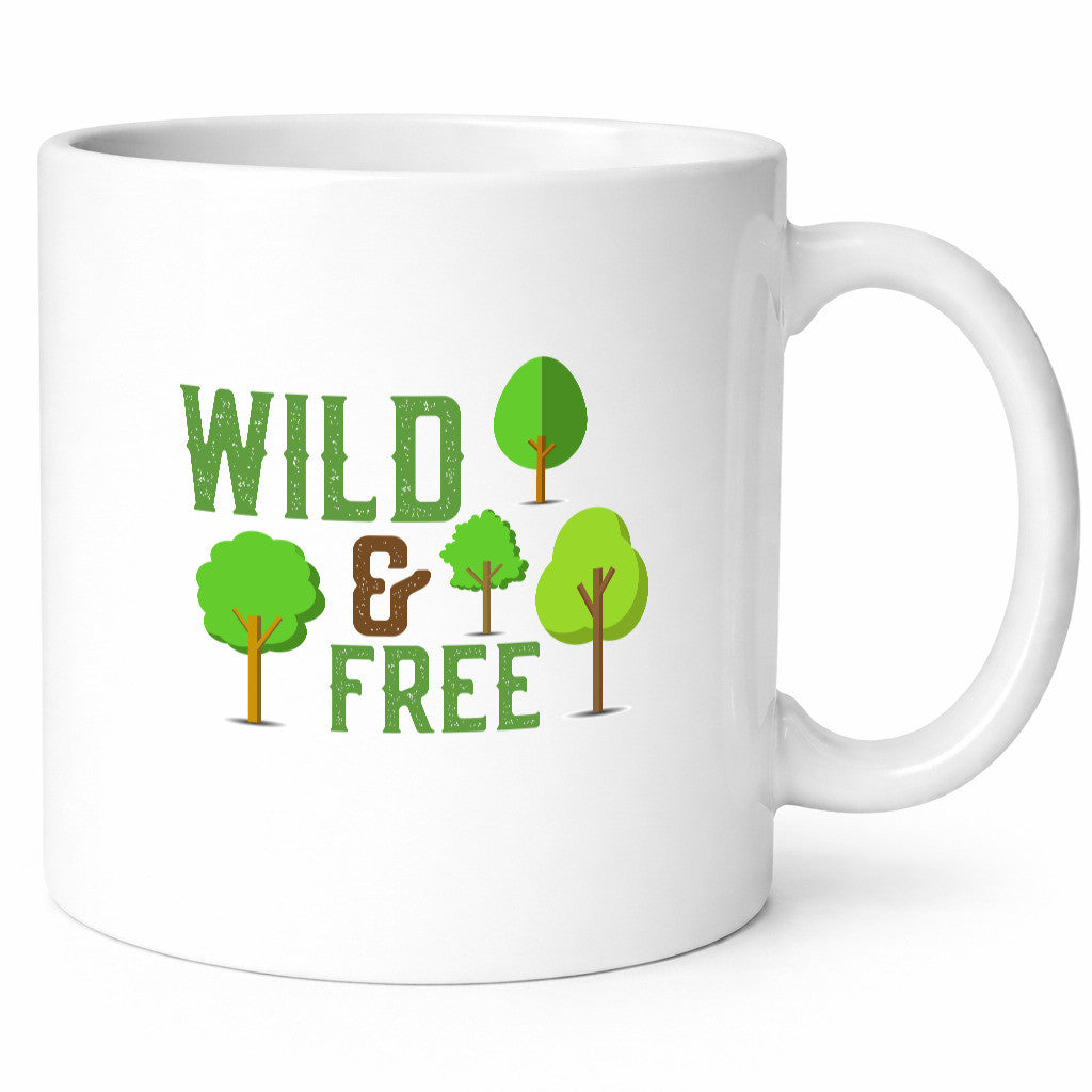 Wild and free | Freiheit Camper Hobbycamper Geschenkidee Humor Tasse