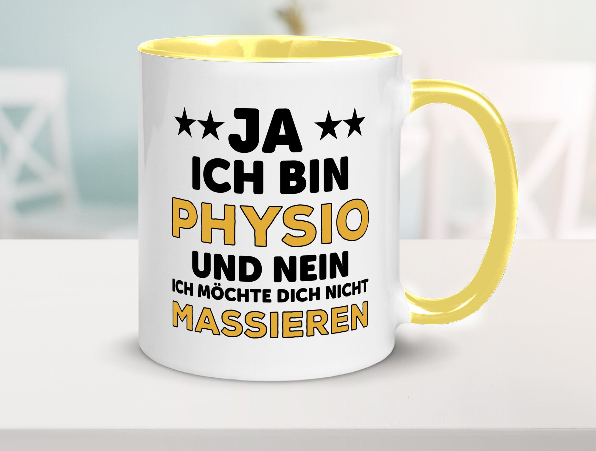 Ich bin Physio | lustige Spruch Tasse Physiotherapeut Geschenkidee Humor