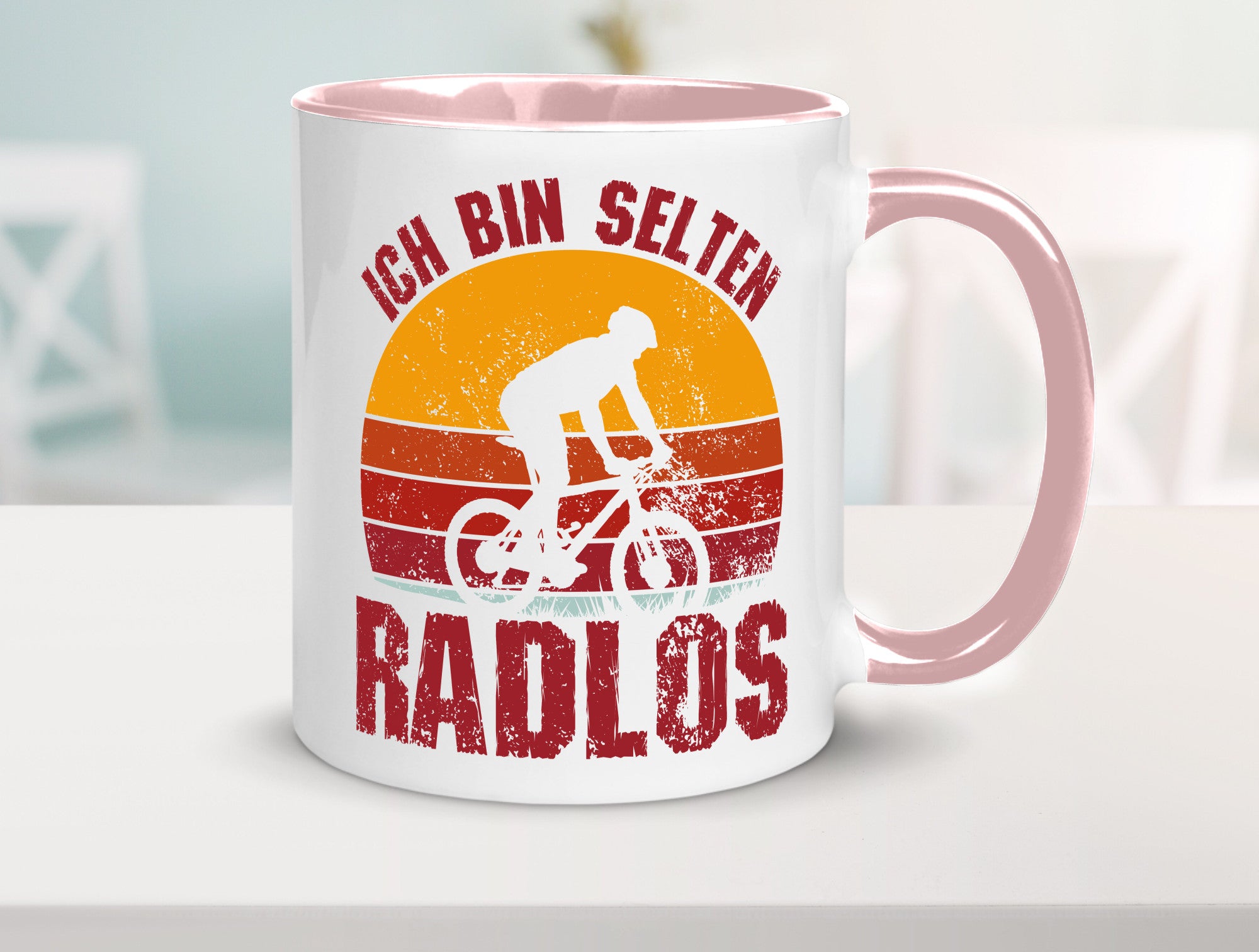 Ich bin Selten Radlos | Radfahrer Mountainbike Humor Geschenkidee Tasse
