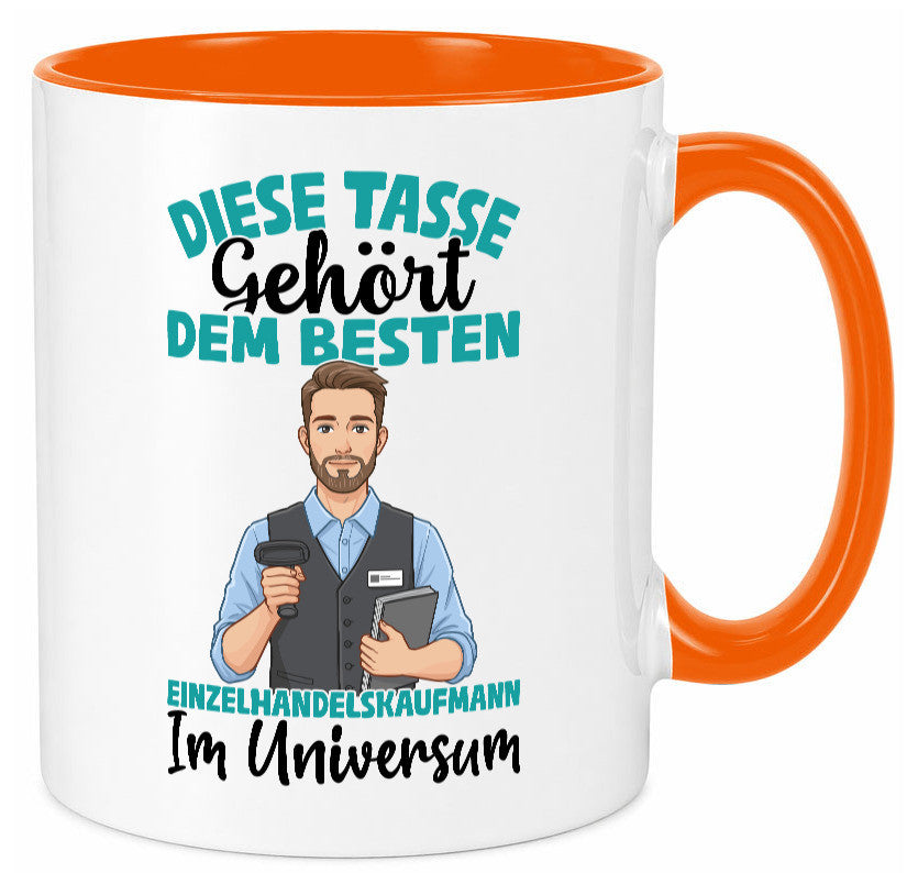 Im Universum: Einzelhandelskaufmann | Einzelhandel Geschenk Humor Geschenkidee Tasse