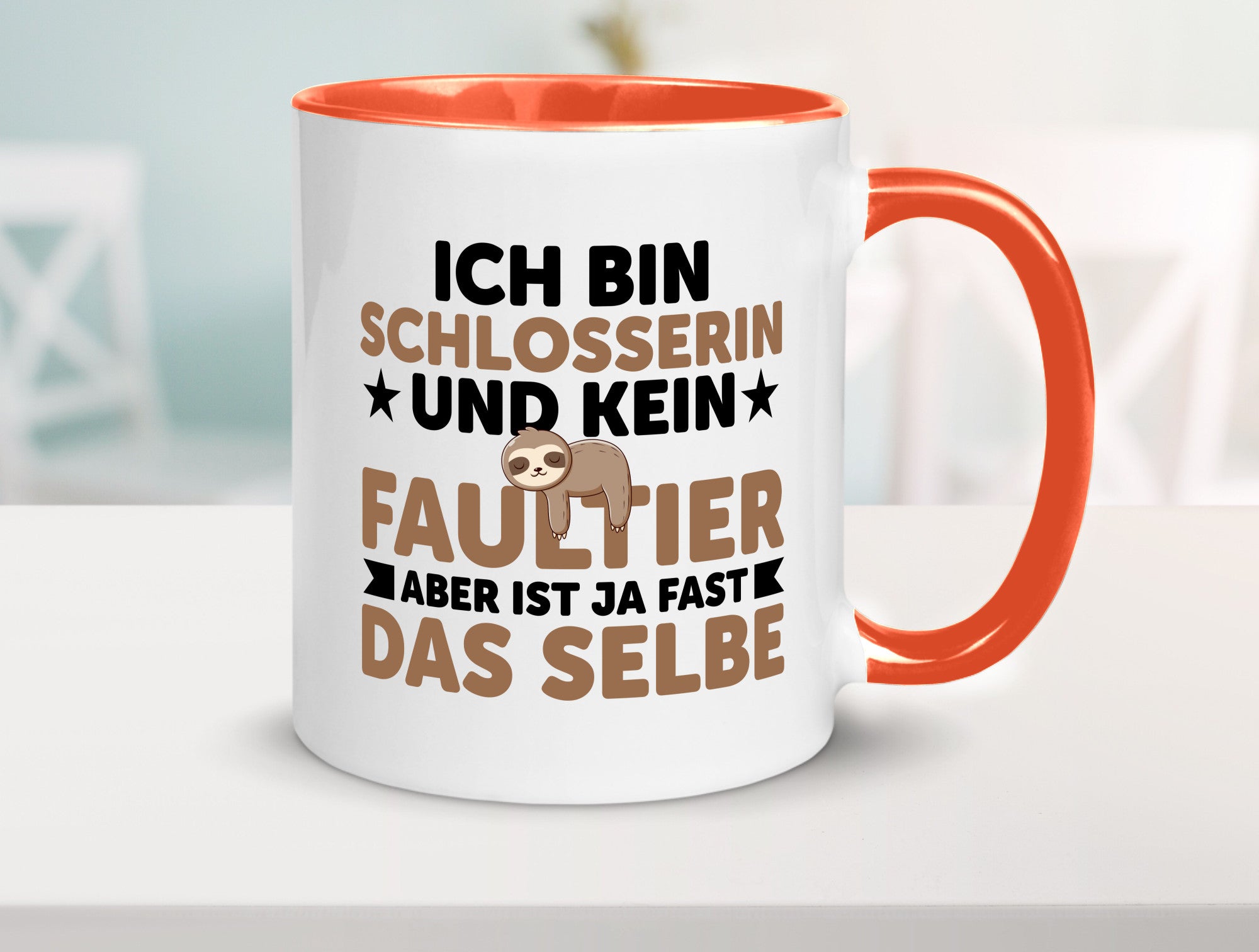 Ich bin kein Faultier: Schlosserin | Schlosserei v2 lustig Tierliebhaber Humor