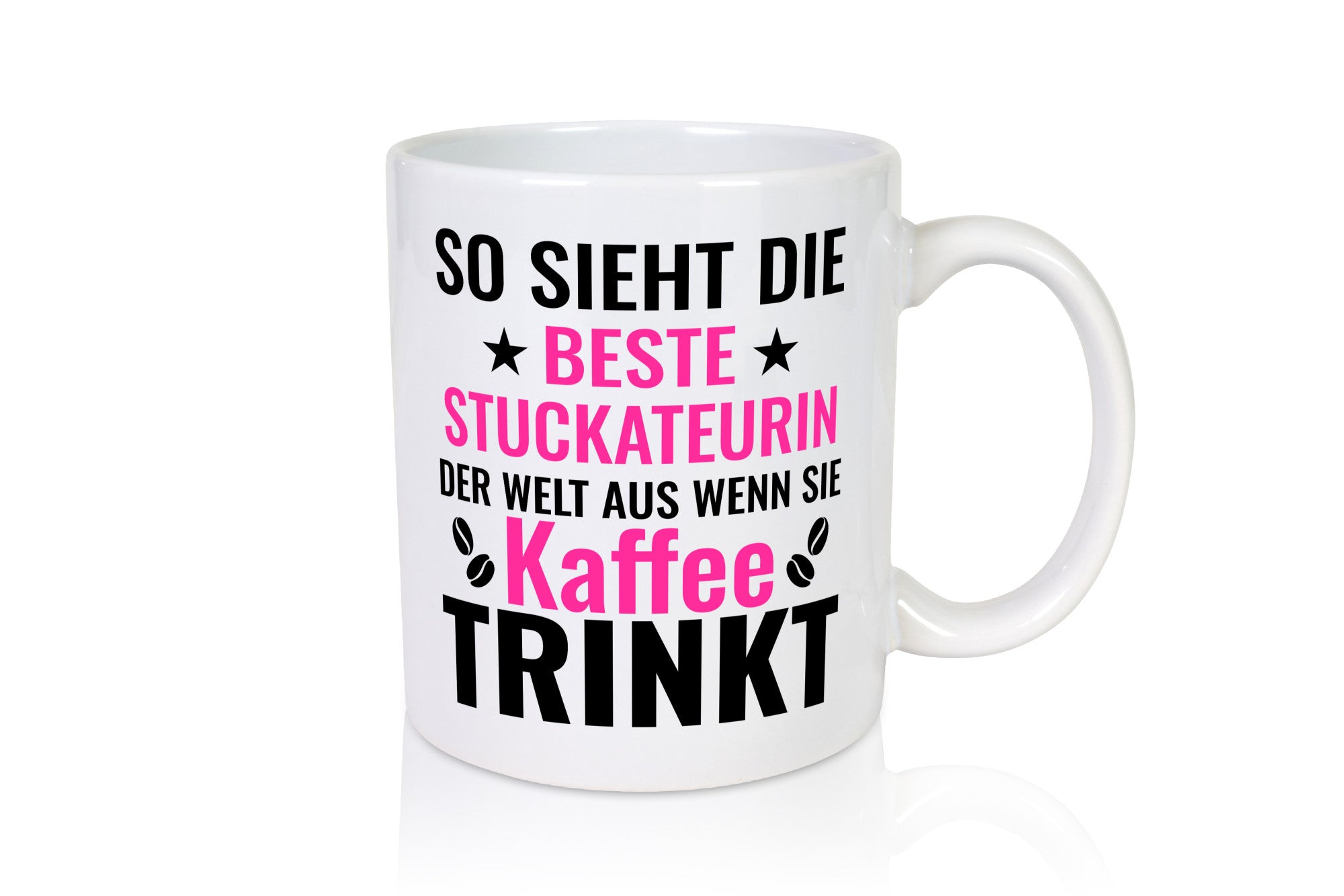 Kaffee trinkt: Stuckateurin | Innenausbau Geschenk Humor Geschenkidee lustiger