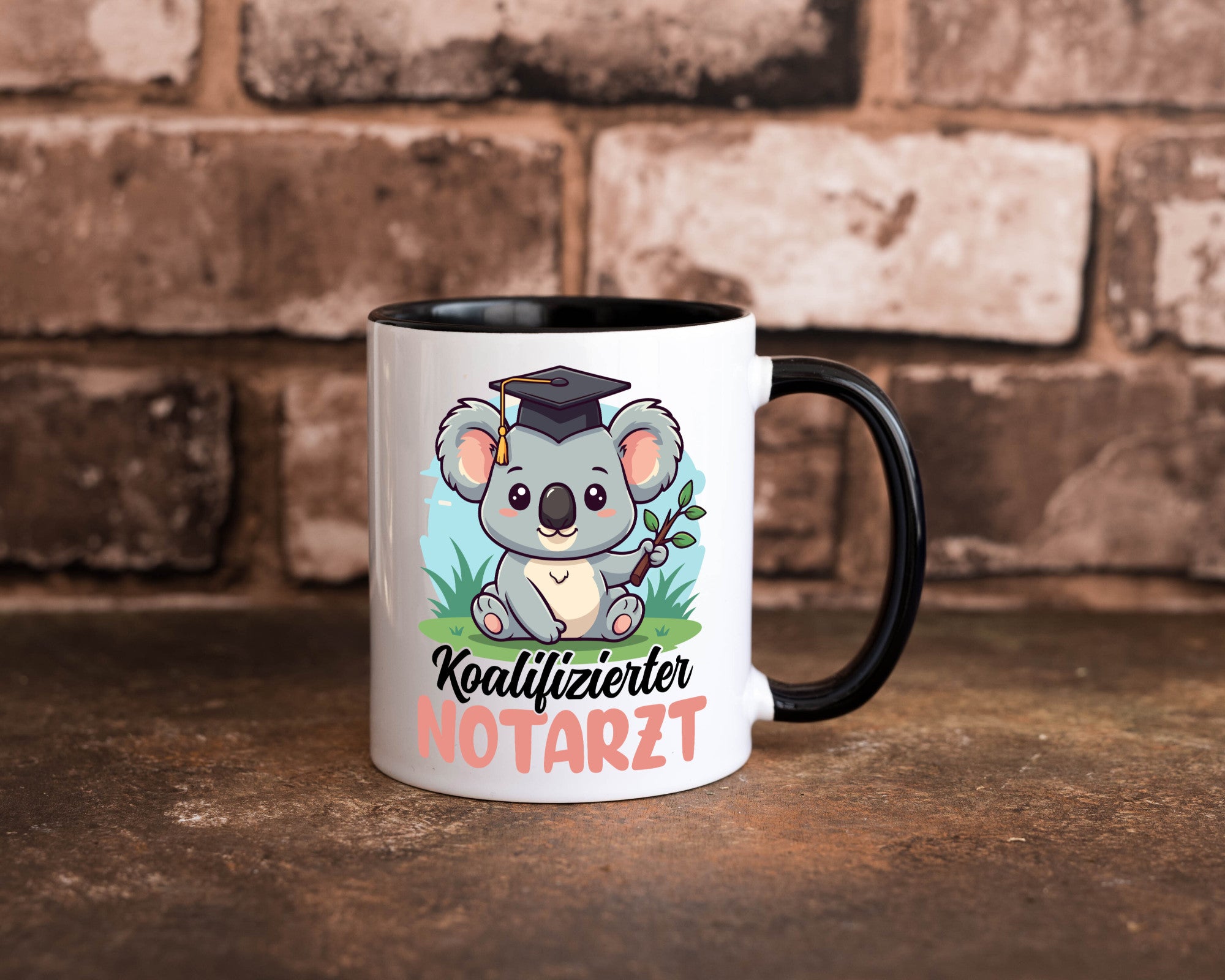 Koalifizierter Notarzt | Arzt Geschenk Humor Geschenkidee lustiger Spruch Tasse