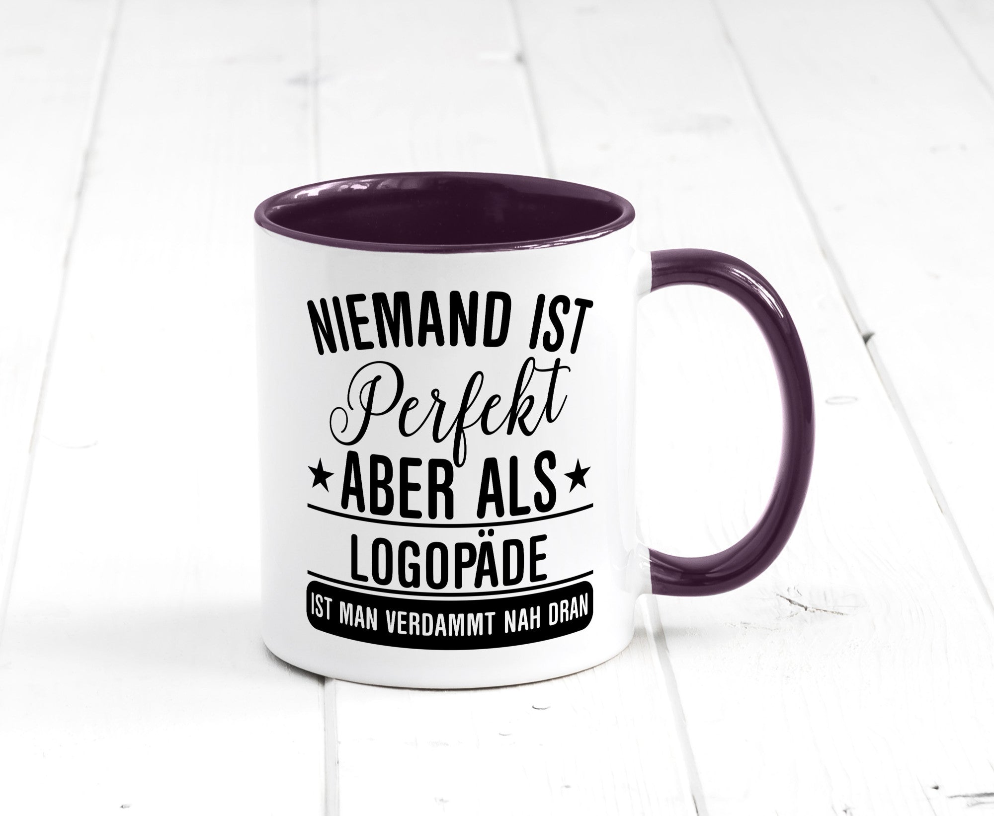 Verdammt nah dran: Logopäde | Sprachtherapie lustig Humor Geschenkidee Geschenk