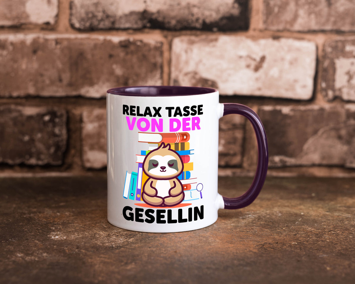 Relax Tasse: Gesellin | Handwerkerinnen lustig Humor Geschenkidee Geschenk Tasse