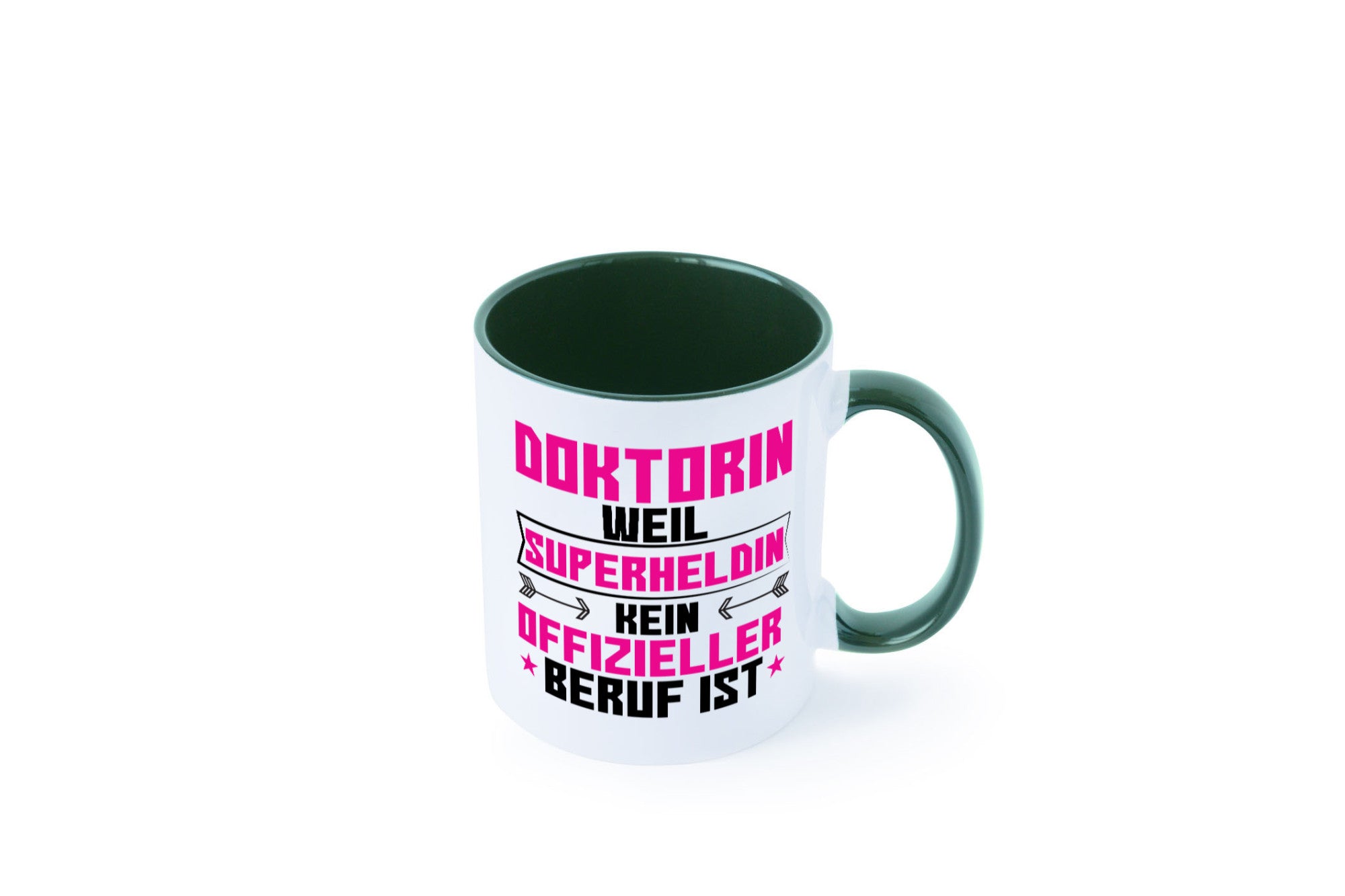 Superheldin Doktorin | Doktorand Doktortitel Geschenkidee Humor Tasse