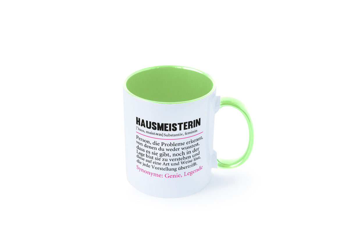 Hausmeisterin | Hauswart Beruf Spruch Humor Geschenkidee Arbeit Kollegen Büro Tasse