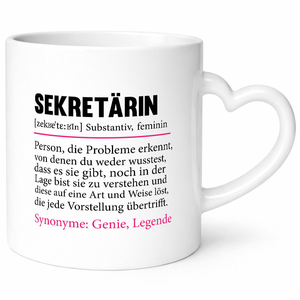 Sekretärin | Spruch Büro Beruf humorvoll v2 lustig Arbeit Kollegen Geschenk