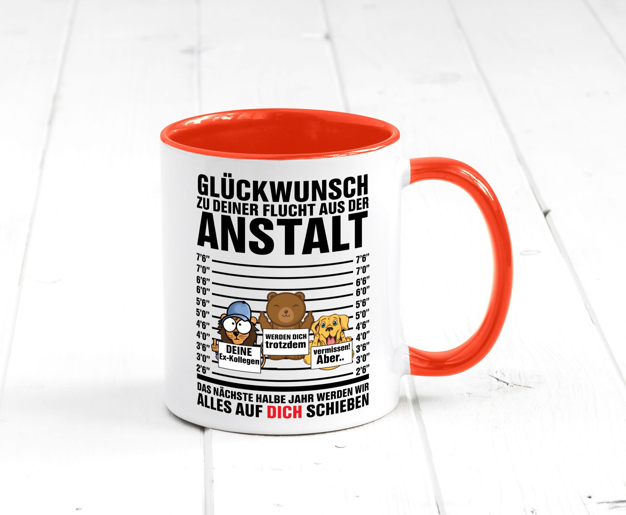 Glückwunsch zur Flucht | Arbeitskollegen Berufswechel Humor Arbeit Kollegen