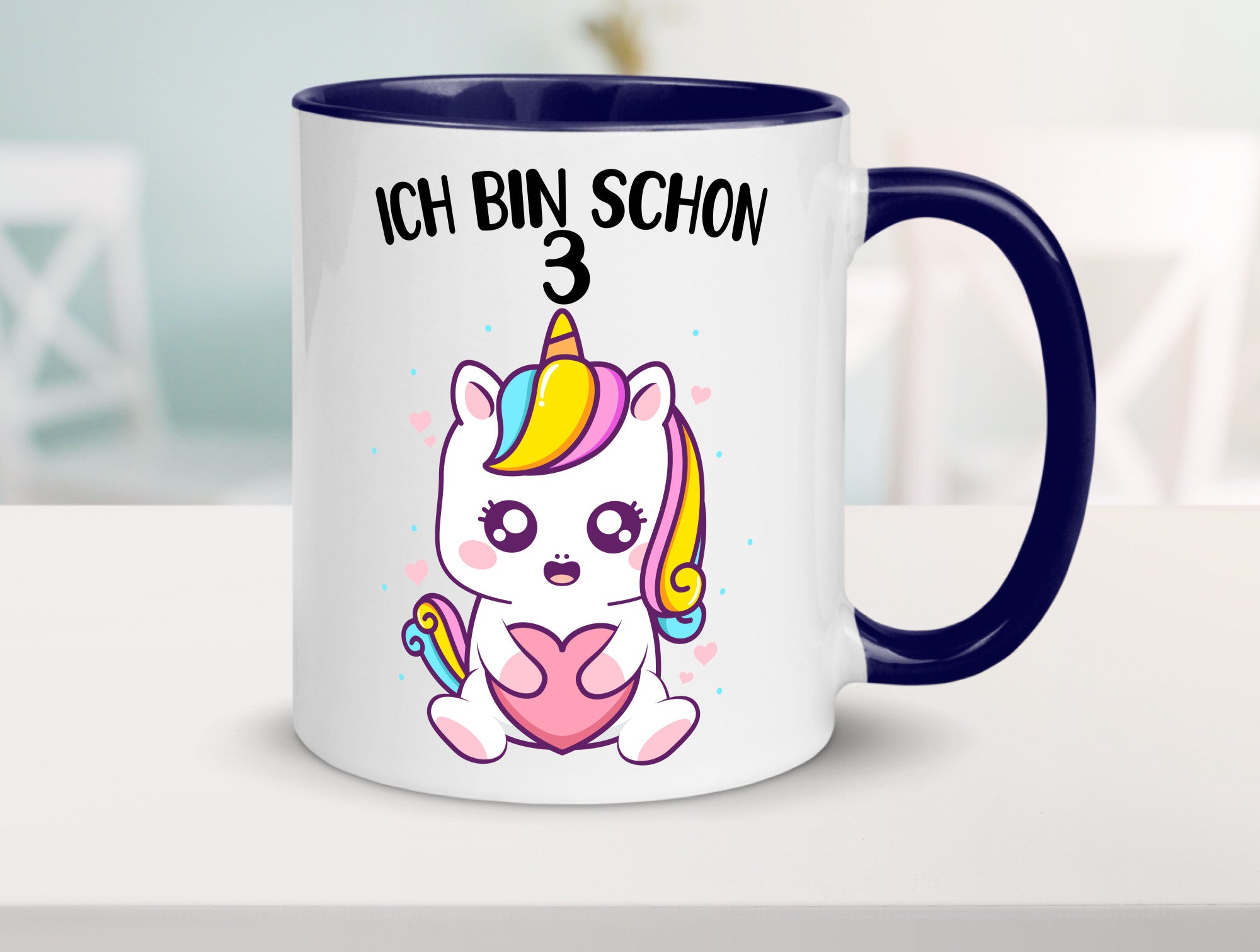 3. Geburtstag | Ich bin schon 3 Jahre Einhorn Mädchen lustig Geschenkidee