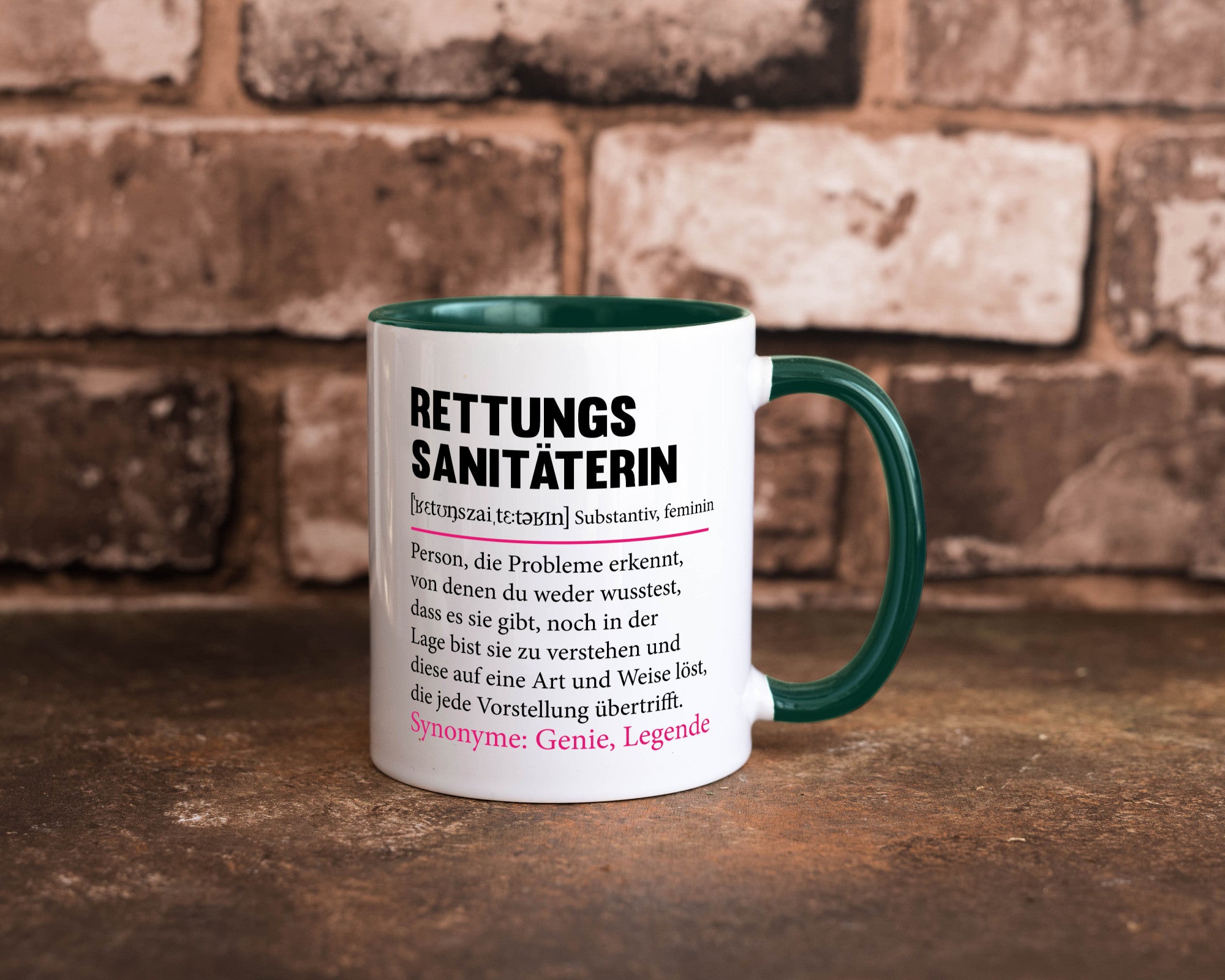 Rettungssanitäterin | Beruf Sanitäter Spruch v2 Humor Arbeit Kollegen Büro