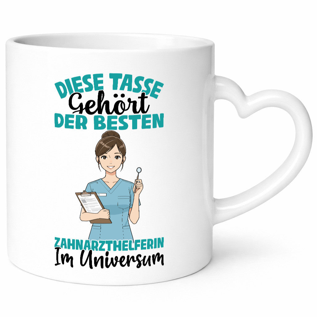 Im Universum: Zahnarzthelferin | Zahnmedizin Humor Geschenkidee Tasse