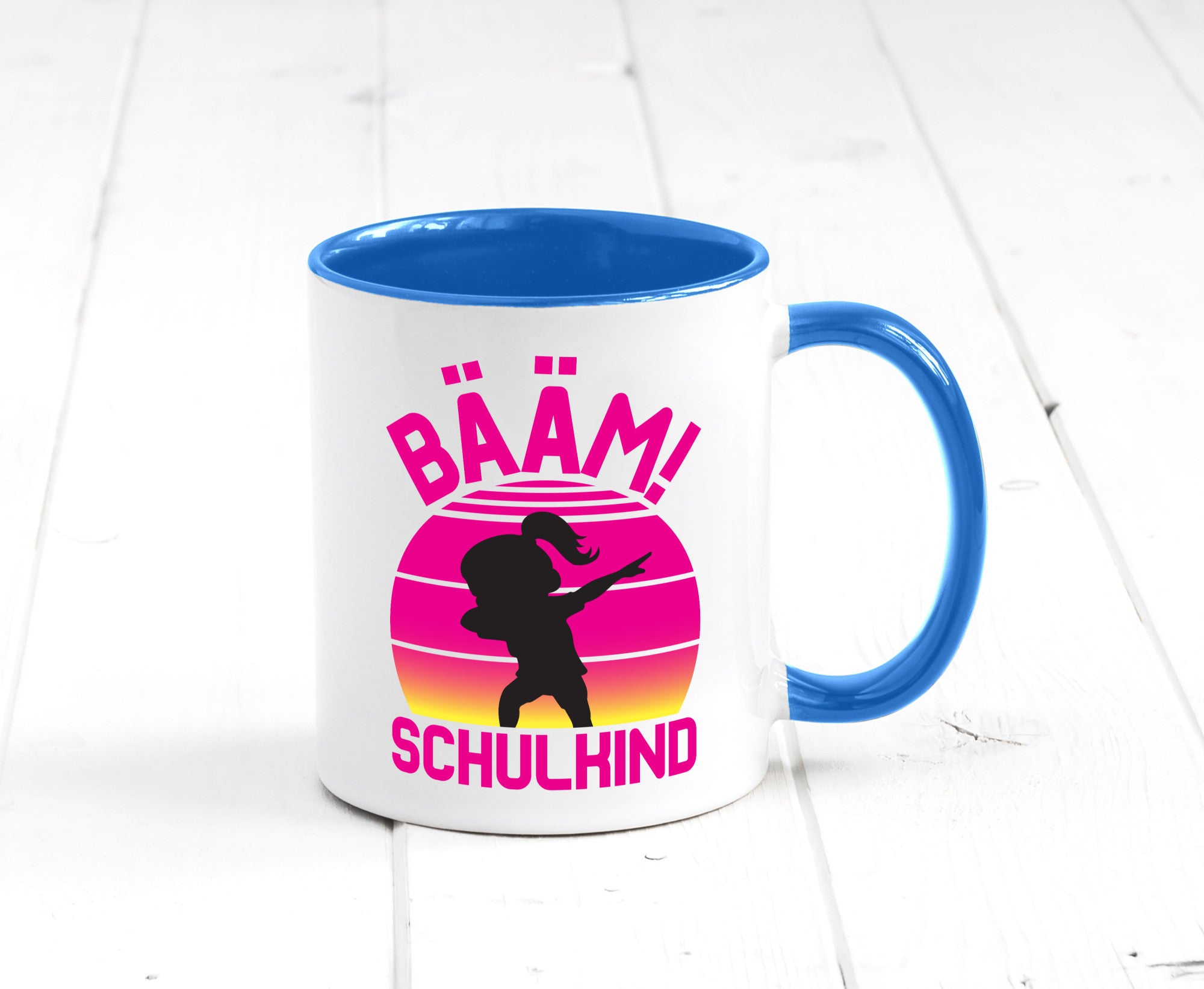 Bääm Schulkind | Einschuldung Schulanfang Geschenkidee Humor Tasse