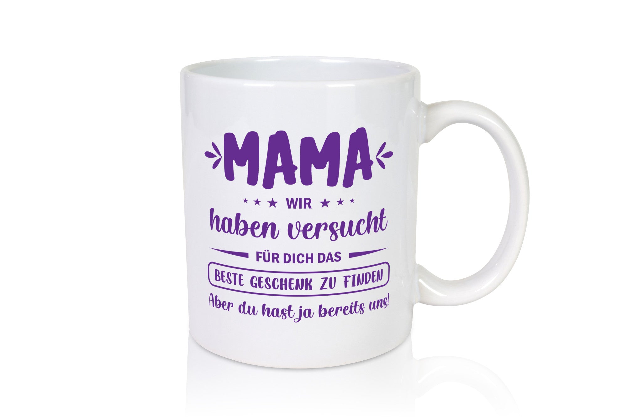 Perfektes Geschenk | Du hast ja bereits uns – Muttertag lustiger Spruch Familie