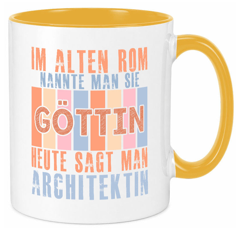 Heute sagt man: Architektin | Architektur Büro lustiger Spruch Geschenk Arbeit Tasse
