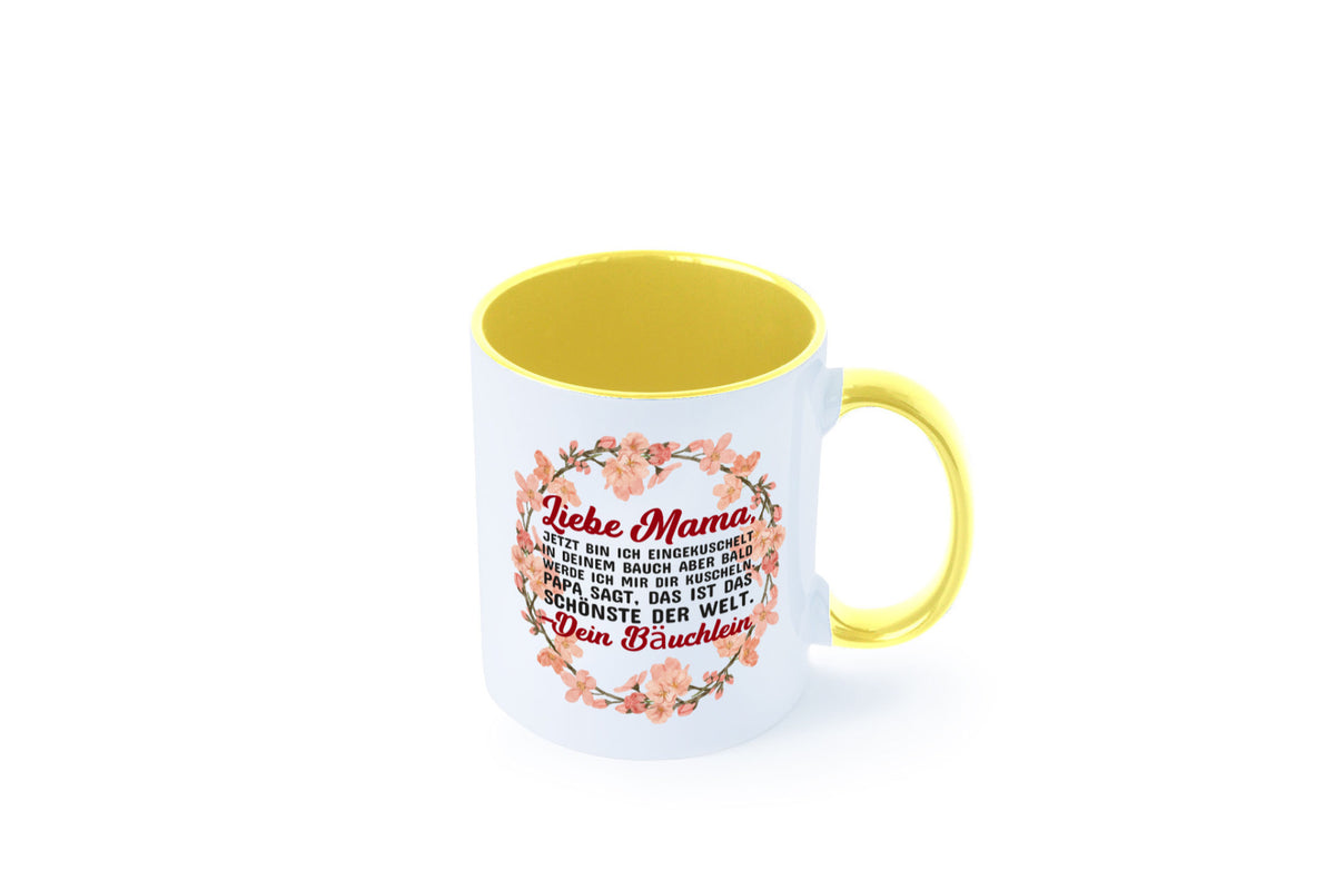 Liebe Mama | Schwangerschaft Tasse Baby süß Humor Familie Geschenkidee