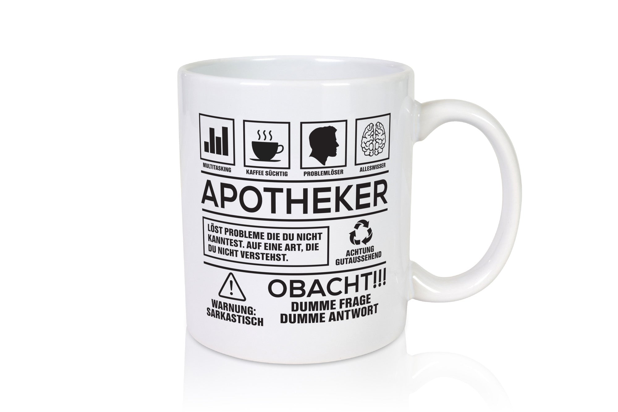 Achtung Probleme Apotheker | Apotheke Pharmazie Geschenk Humor Geschenkidee