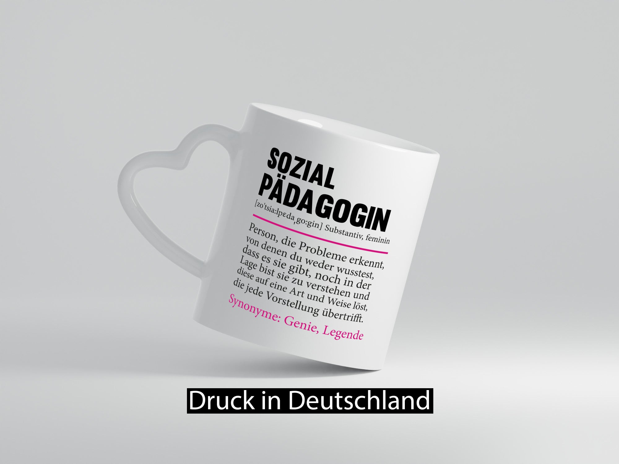 Sozialpädagogin | Spruch lustig Humor Pädagogin v2 Geschenkidee Geschenk Tasse
