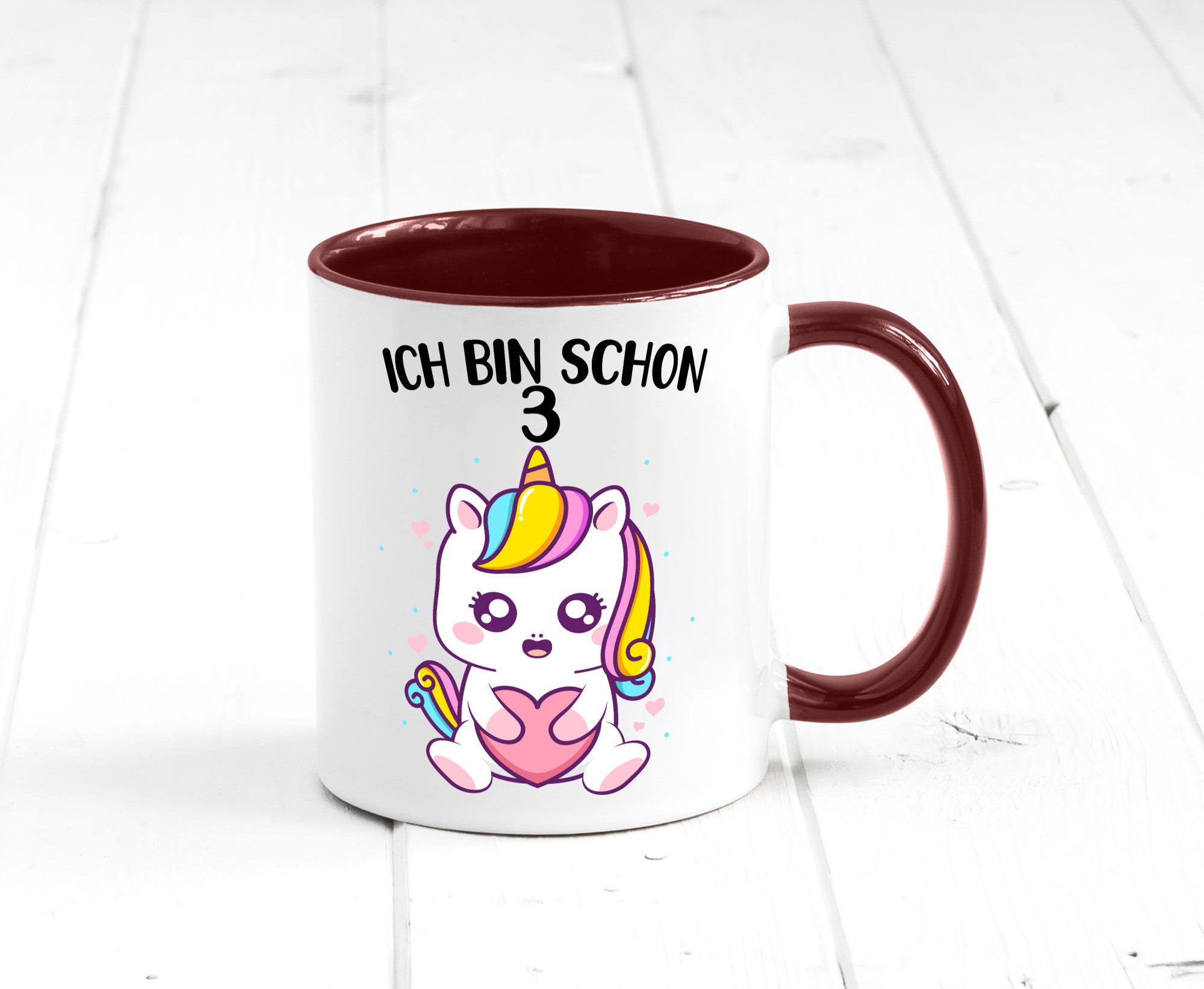 3. Geburtstag | Ich bin schon 3 Jahre Einhorn Mädchen lustig Geschenkidee