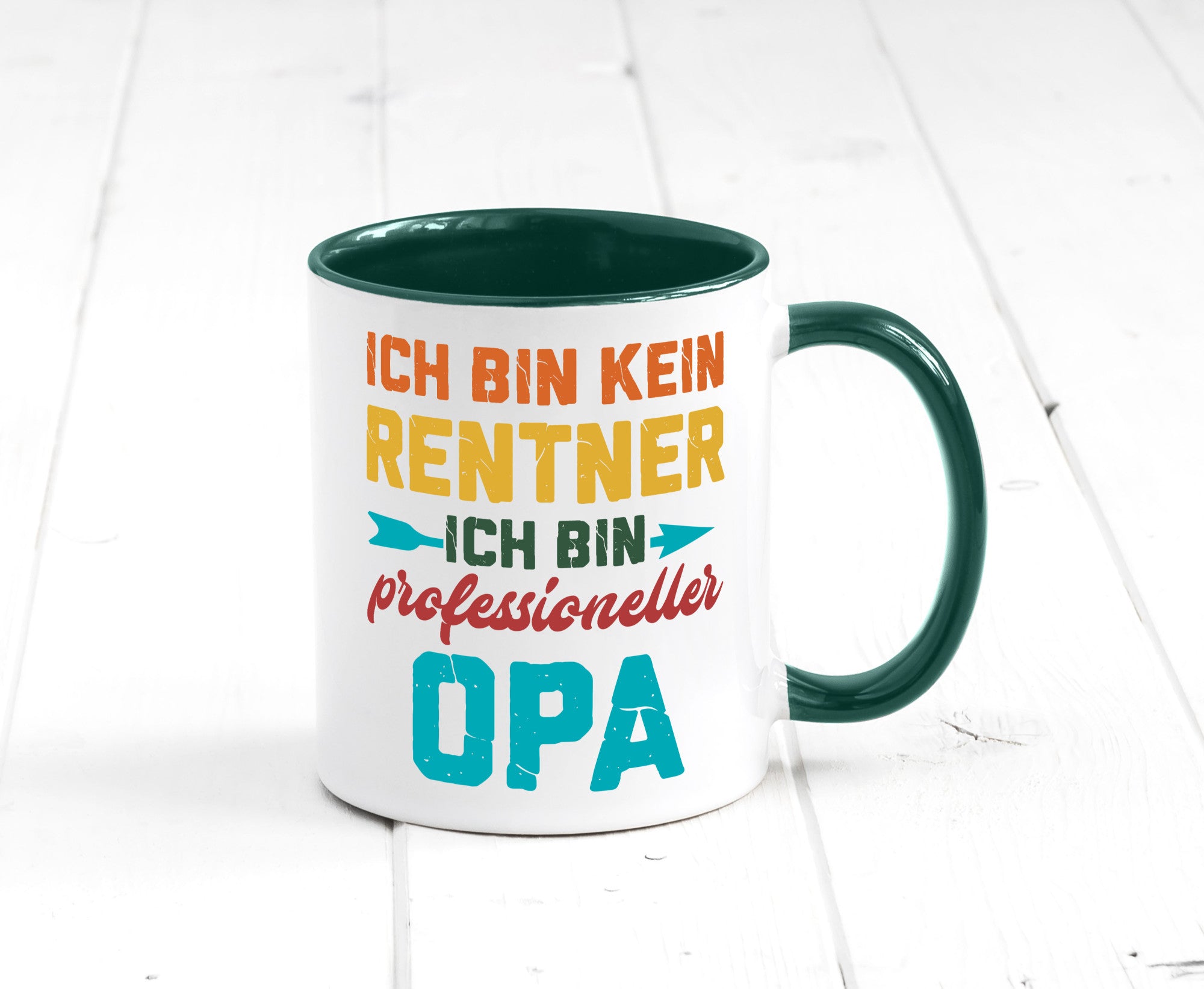 Ich bin Professioneller Opa | Rentner Großvater Geschenkidee Familie Humor Tasse
