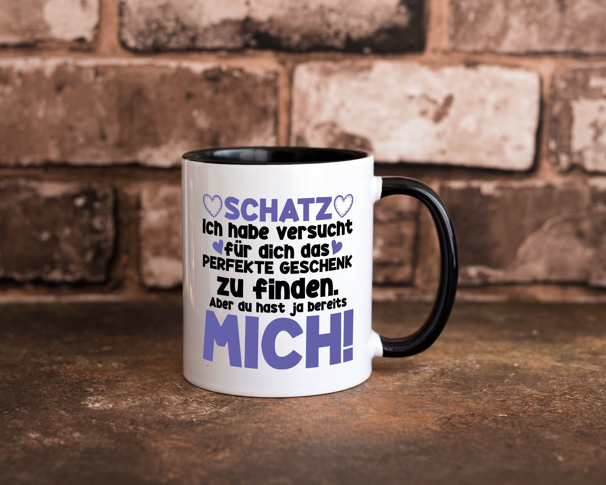 Schatz | Liebe Valentinstag Freund Freundin Herz Geschenkidee Humor Tasse