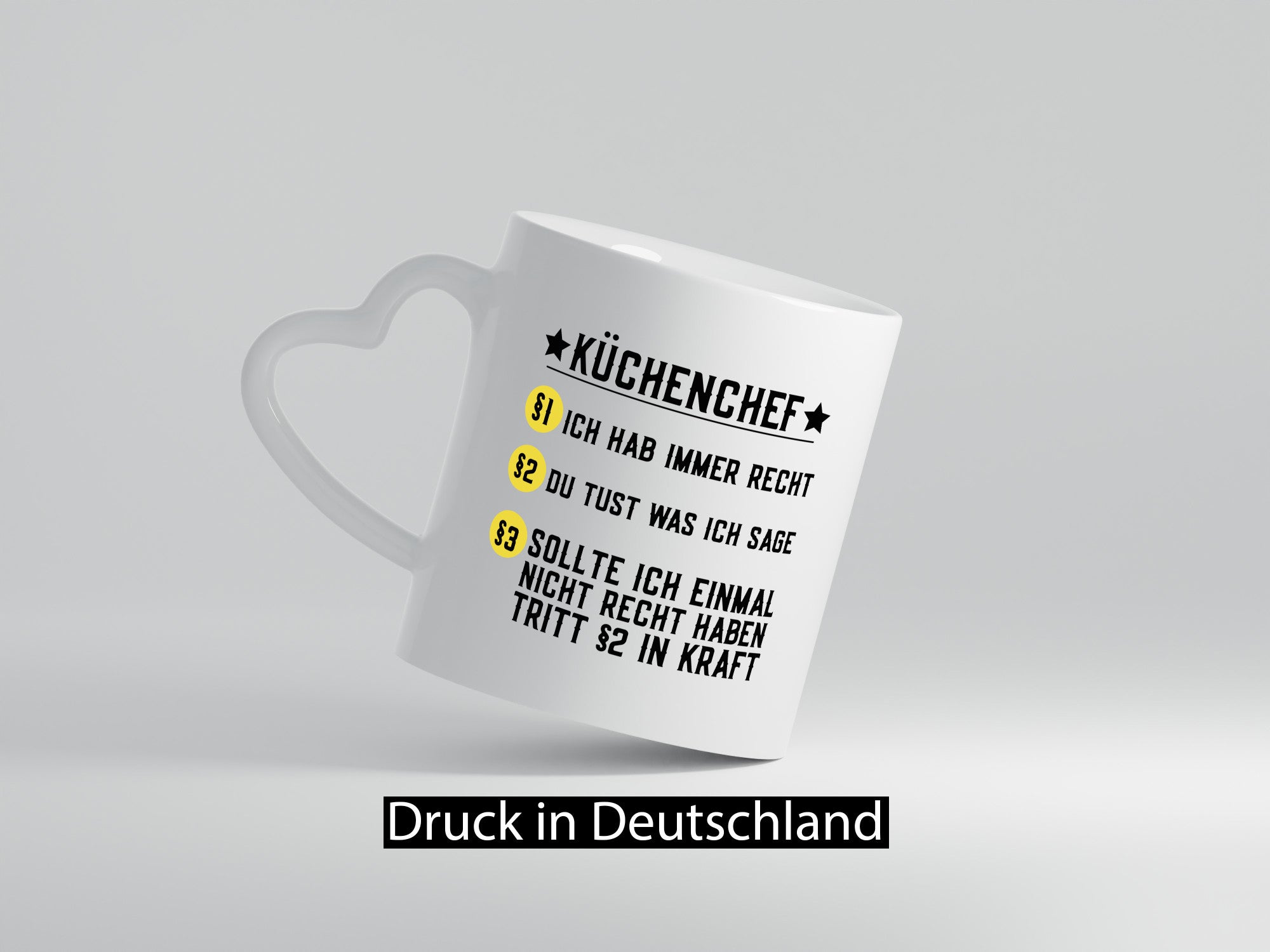 Küchenchef | Paragraphen Küchenregeln Koch Restaurant Geschenkidee Arbeit