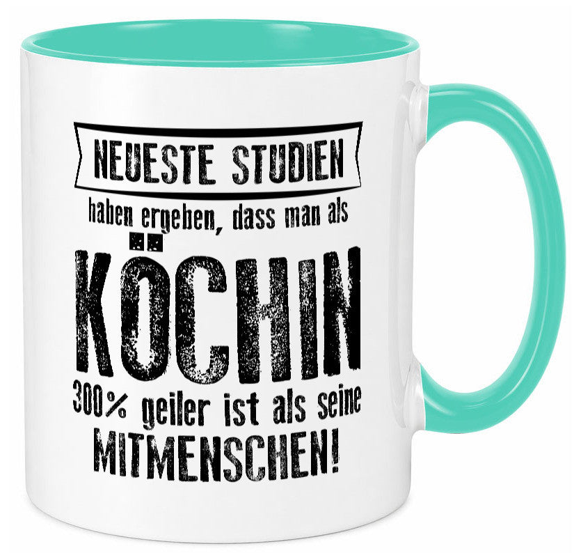Neuste Studien: Köchin | Chefköchin Chefkoch Geschenk Arbeit Kollegen Büro Tasse