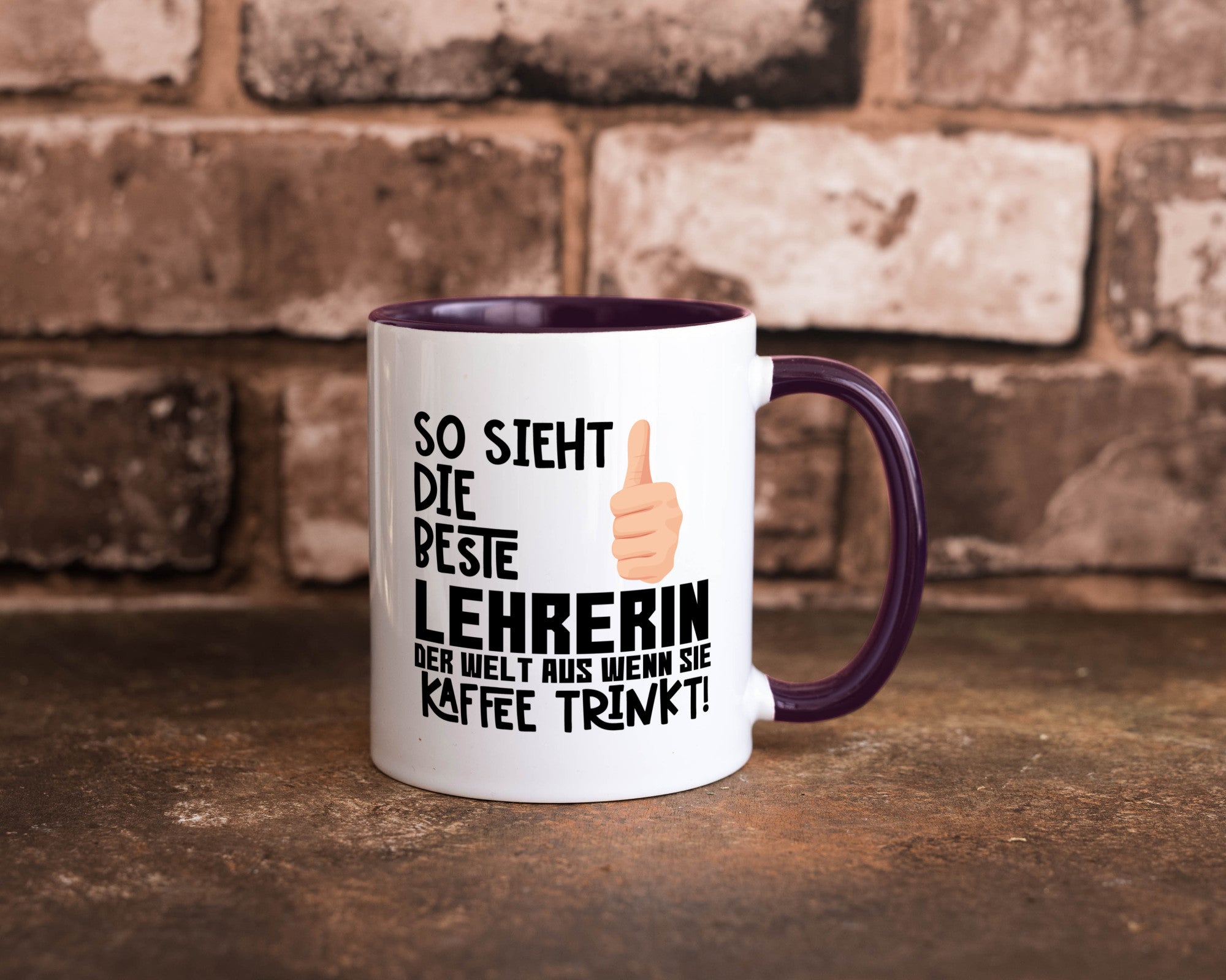 Beste Lehrerin | Lehrer Tasse Schule Dankeschön lustiger Spruch Geschenk Humor