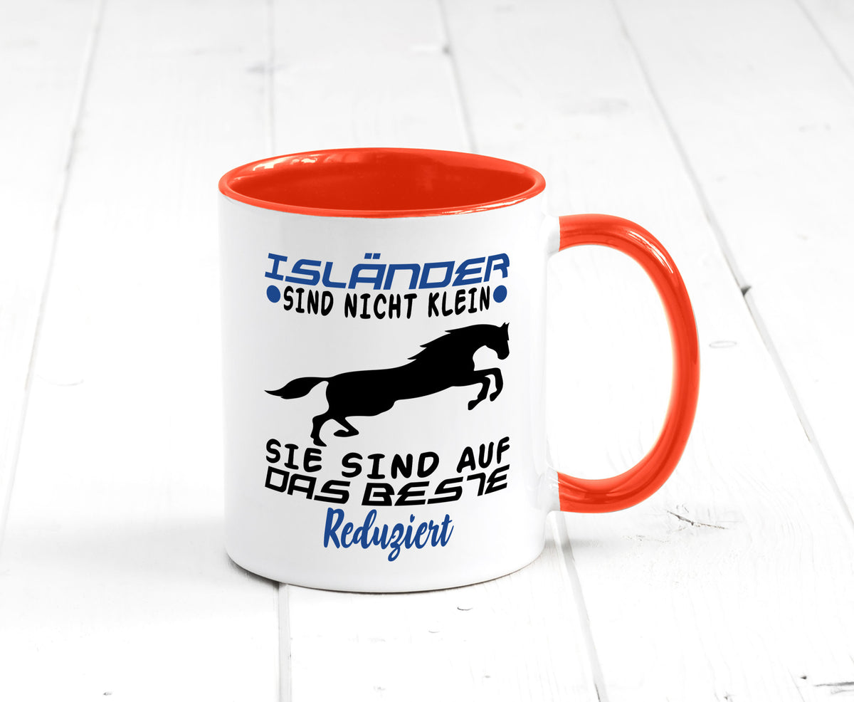 Isländer sind nicht klein | Auf das beste reduziert Geschenk Humor Geschenkidee Tasse