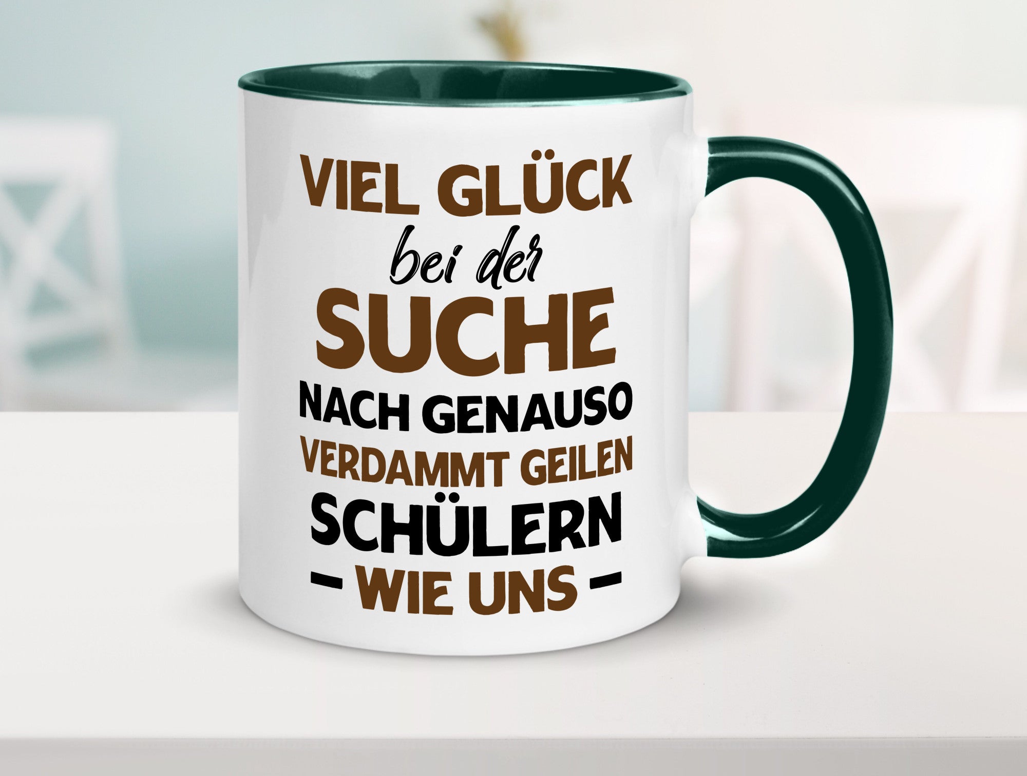 Viel glück | Geile schüler Schule Beste Lehrerin lustig Humor Geschenkidee